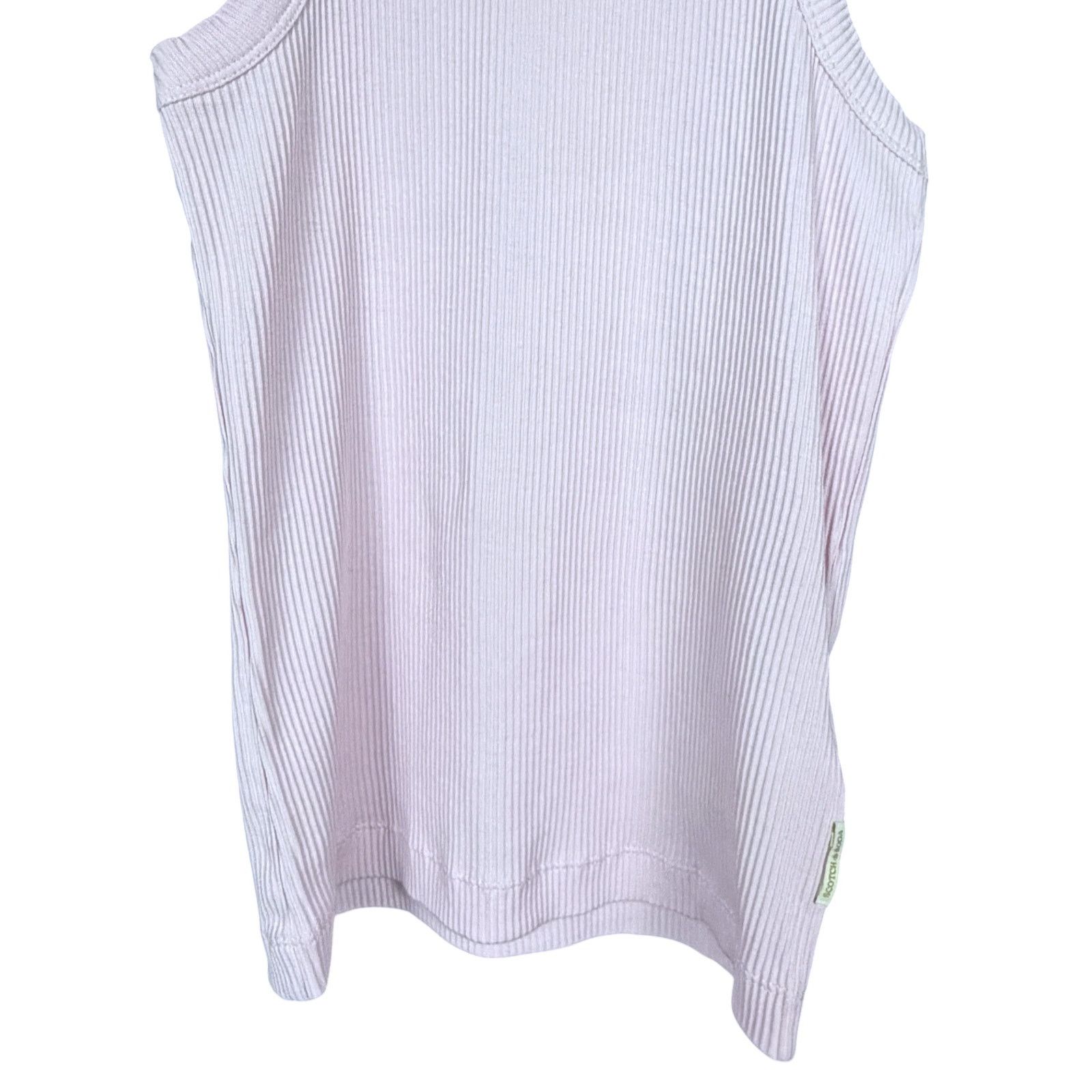 Scotch & Soda Scotch & Soda Women's XS Pink Ribbed Tank Top Luxury Summer Size XS / US 0-2 / IT 36-38 - 8 Thumbnail