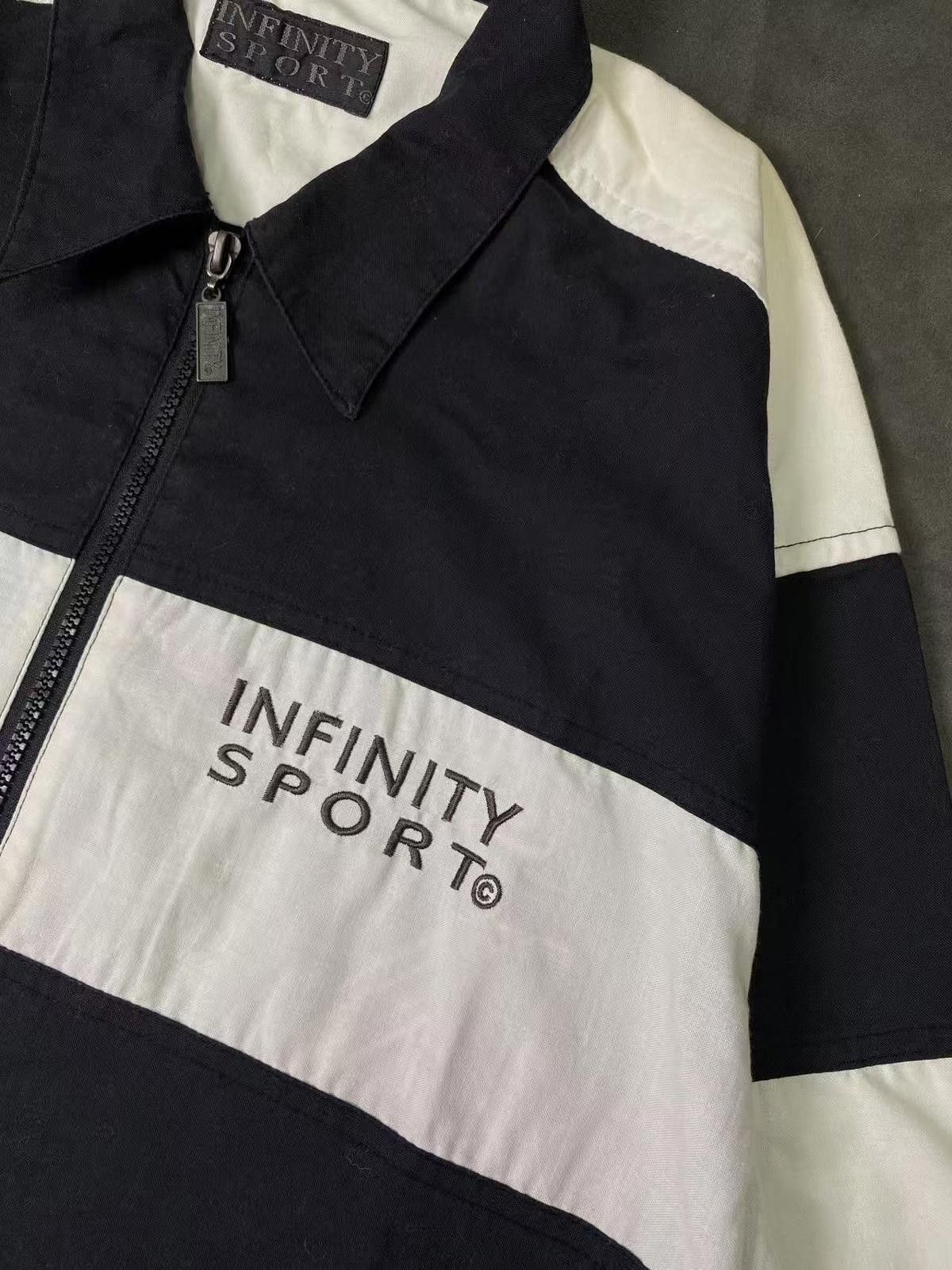 Japanese Brand Rare Vintage Infinity Sports Racing Patchwork Zip-up Jacket Size US M / EU 48-50 / 2 - 3 Thumbnail