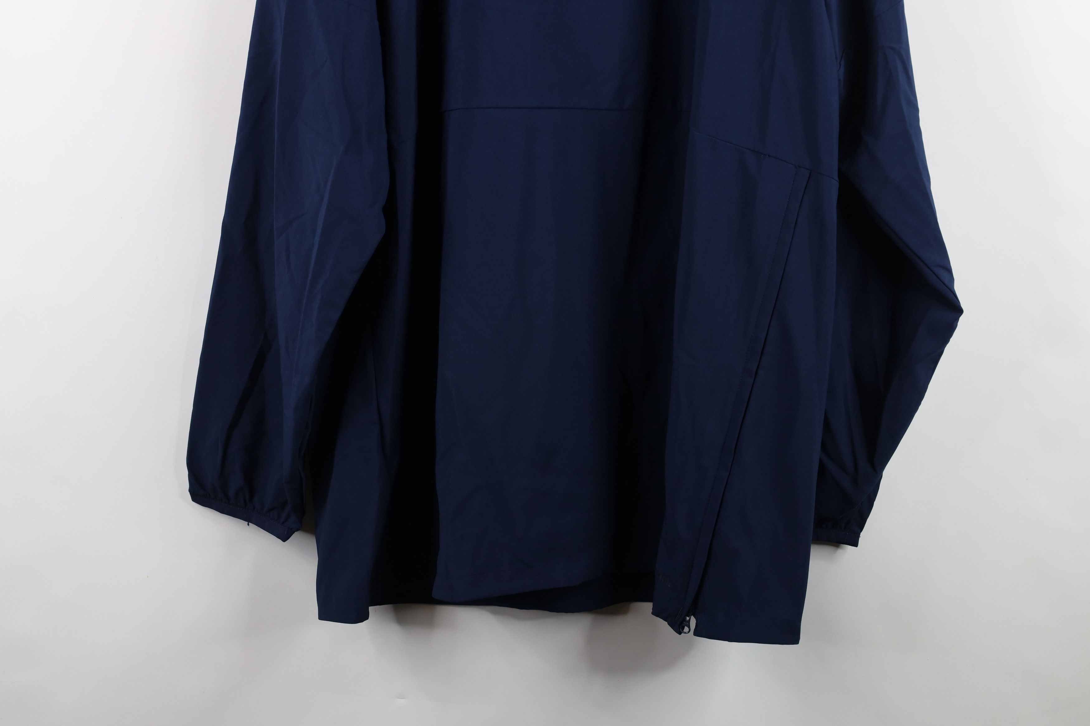 Adidas × Vintage Adidas University of Akron Baseball Half Zip Jacket Blue Size US L / EU 52-54 / 3 - 15 Thumbnail