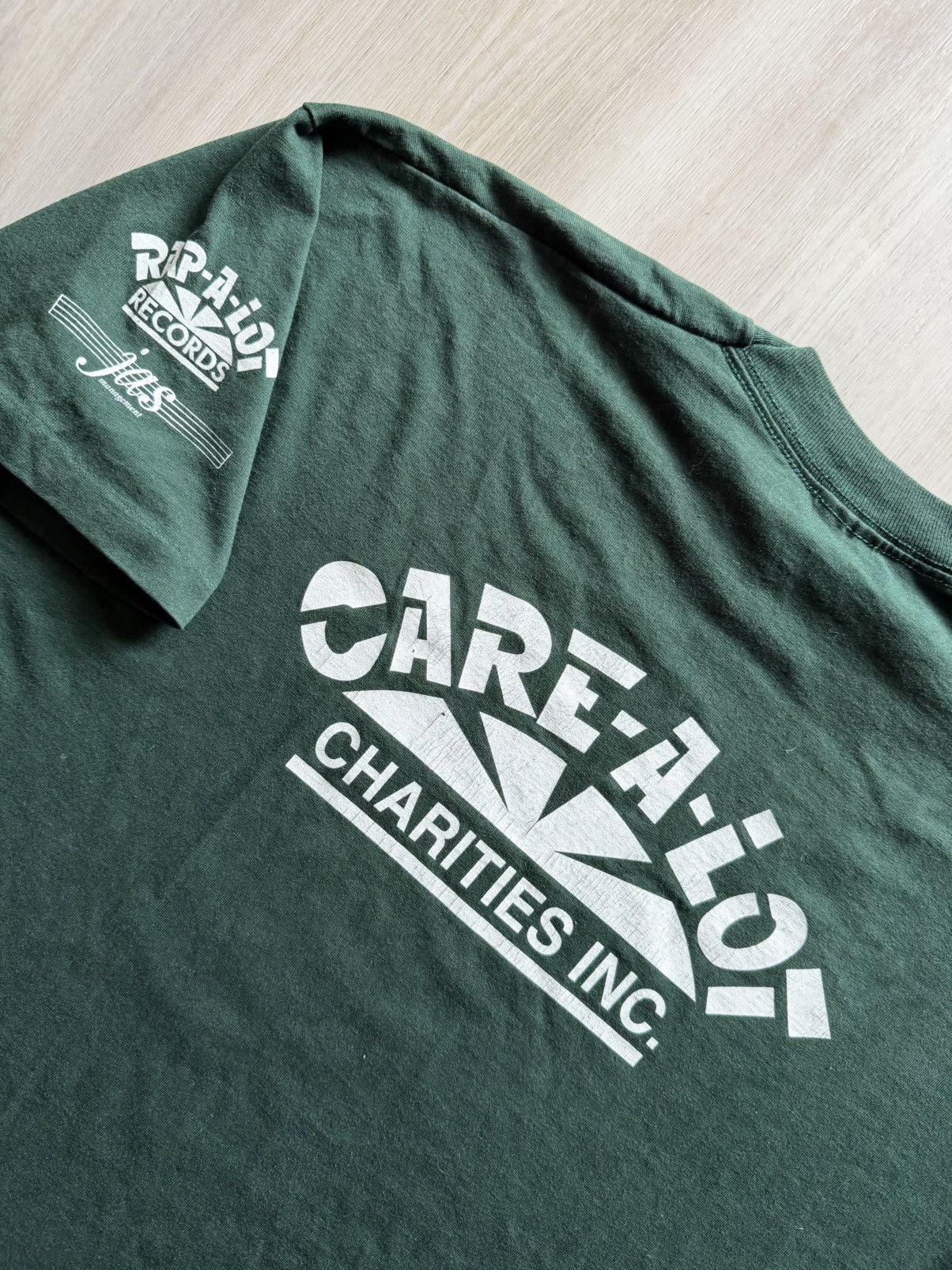 Vintage Rare 90s Rap-A-Lot Records Care-A-Lot Drugs/ Violence Sz L Size US L / EU 52-54 / 3 - 9 Thumbnail