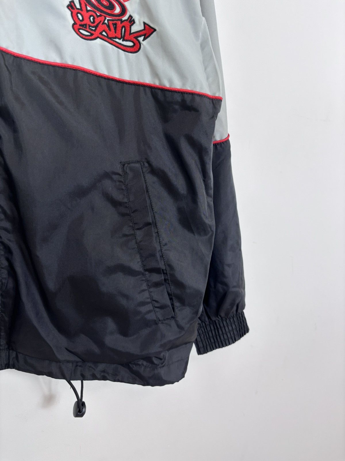 Other Vintage USA Design Y2K Big Logo Black/Grey Hype Track Jacket Size US S / EU 44-46 / 1 - 11 Thumbnail