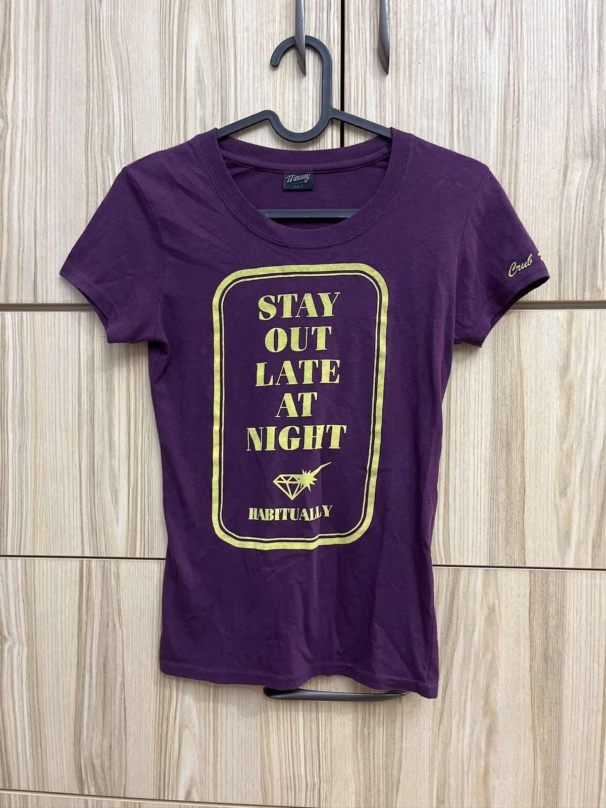 MOUSSY moussy purple short sleeve Size XS / US 0-2 / IT 36-38 - 1 Thumbnail