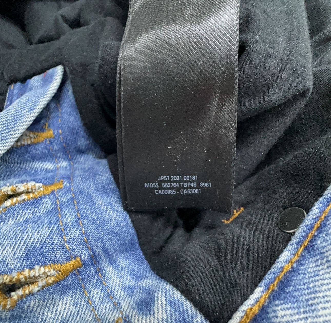 Balenciaga *RARE* Balenciaga AW21 Hybrid Slashed Denim Sz.XS Size US 30 / EU 46 - 7 Thumbnail
