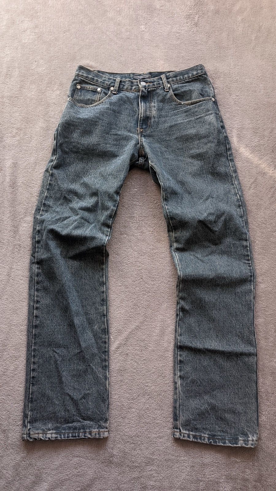 Japanese Brand Helmut Lang LGB Vibe Y2K Straight Faded Mudwash Jeans Size US 32 / EU 48 - 1 Thumbnail