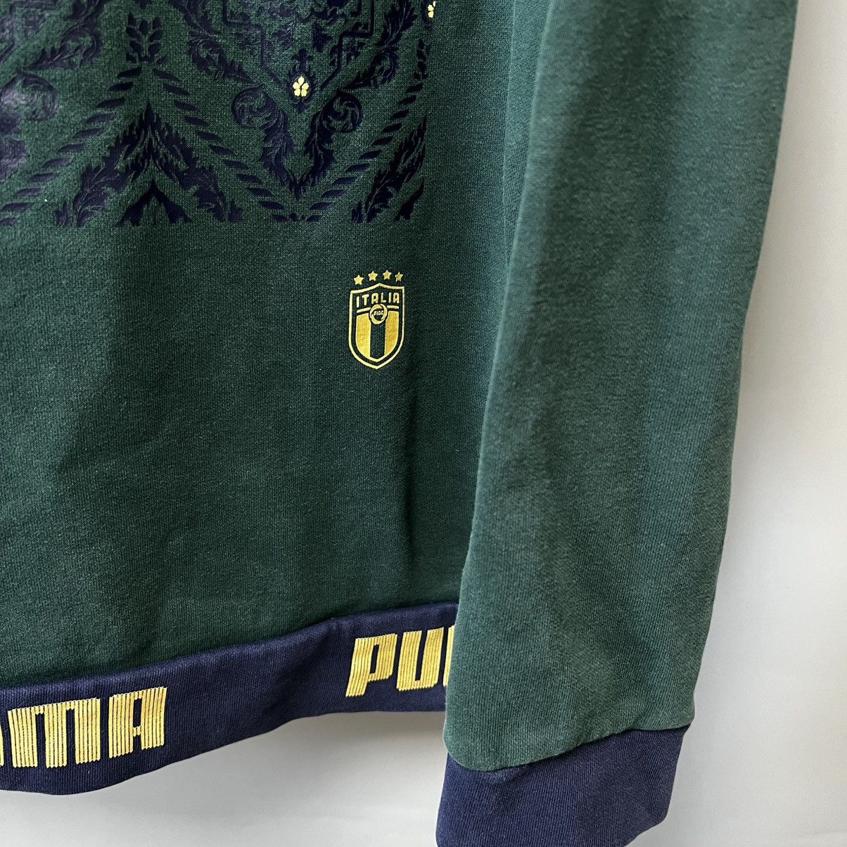 Puma Italy National Team Puma Crewneck Sweatshirt Soccer Football Size US XL / EU 56 / 4 - 8 Thumbnail