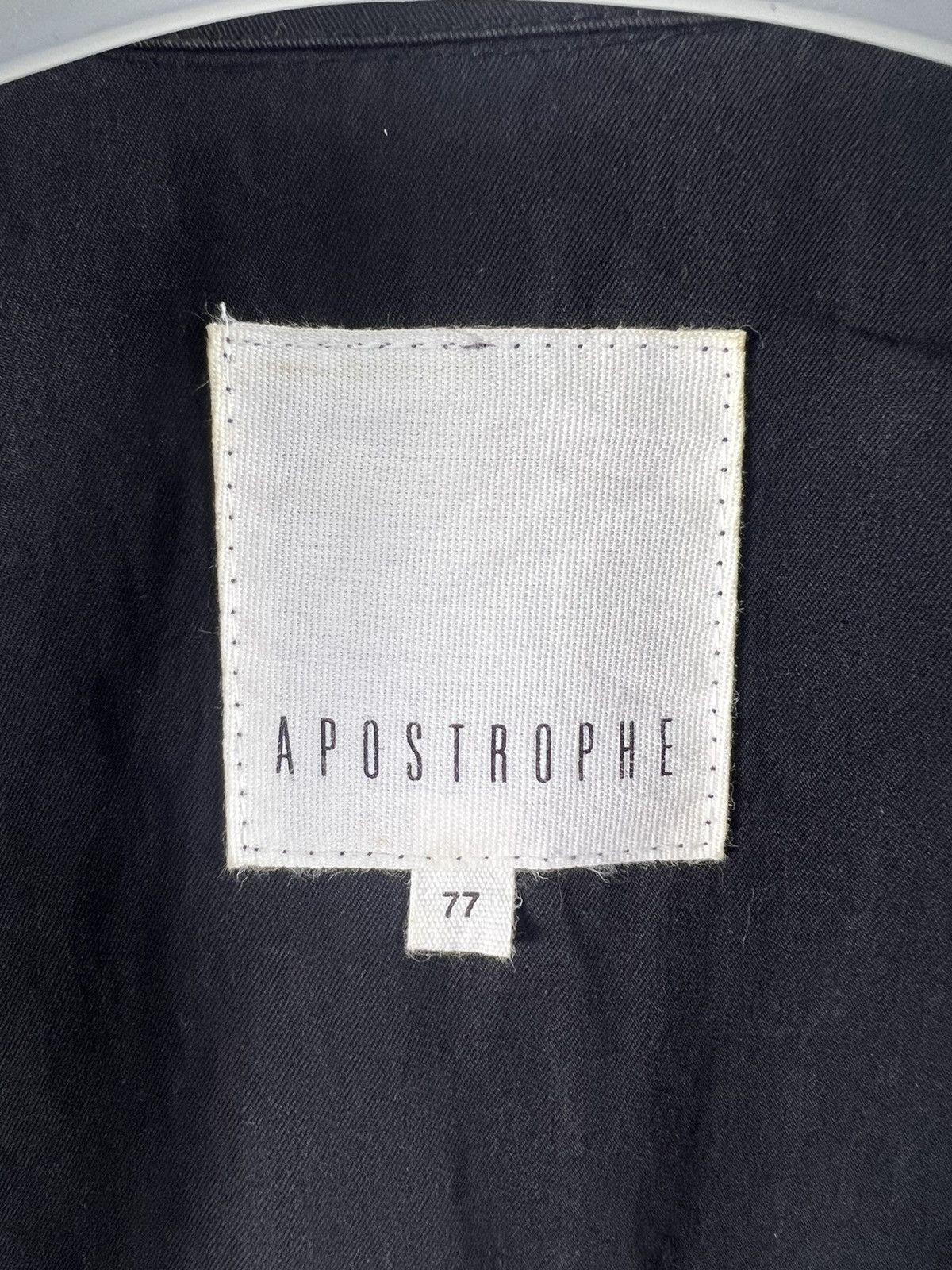 Japanese Brand Unisex 🔥 Apostrophe Patch japan Yohji style long jacket Size US M / EU 48-50 / 2 - 9 Thumbnail
