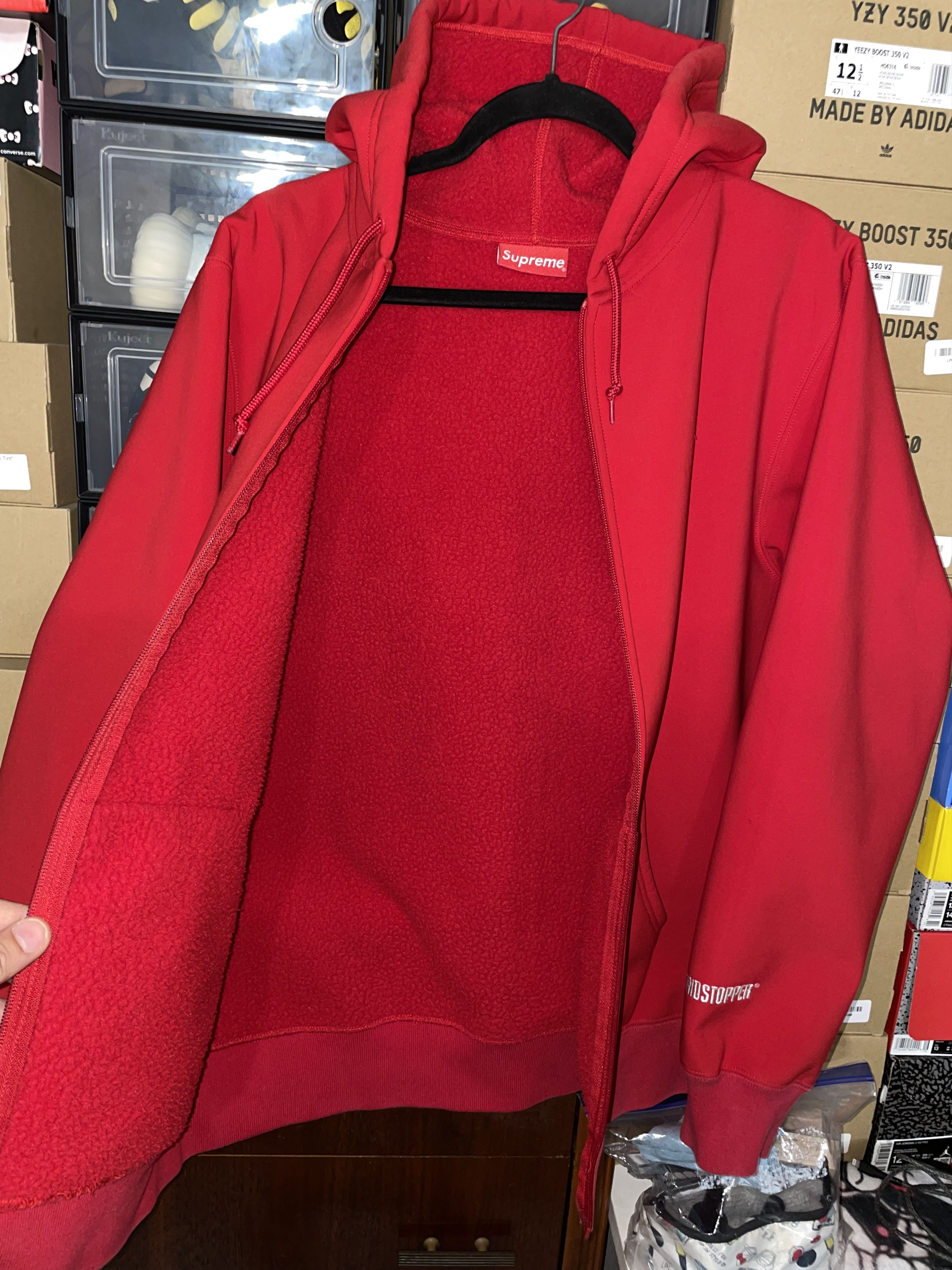 Supreme Supreme WINDSTOPPER Zip Up Hooded Sweatshirt FW22 size Large Size US L / EU 52-54 / 3 - 3 Thumbnail