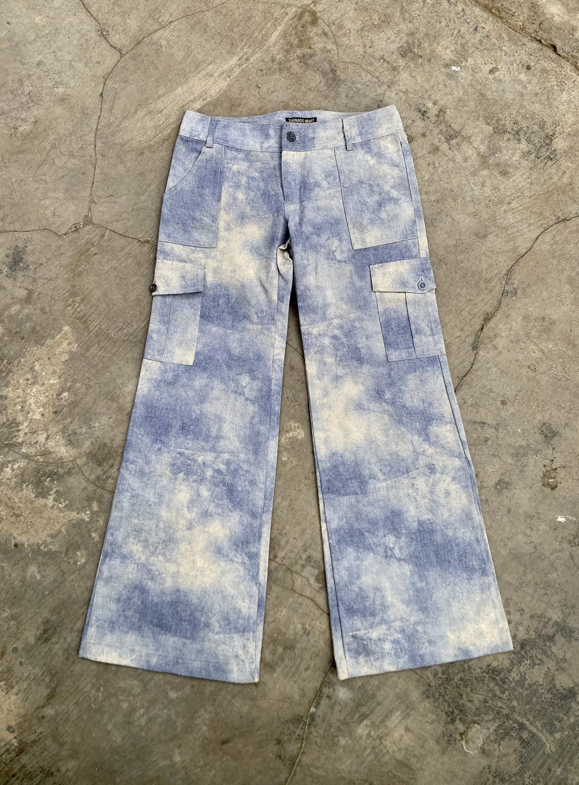 Tornado Mart Tornado Mart Tie Dye Cargo Pants Size US 32 / EU 48 - 3 Thumbnail