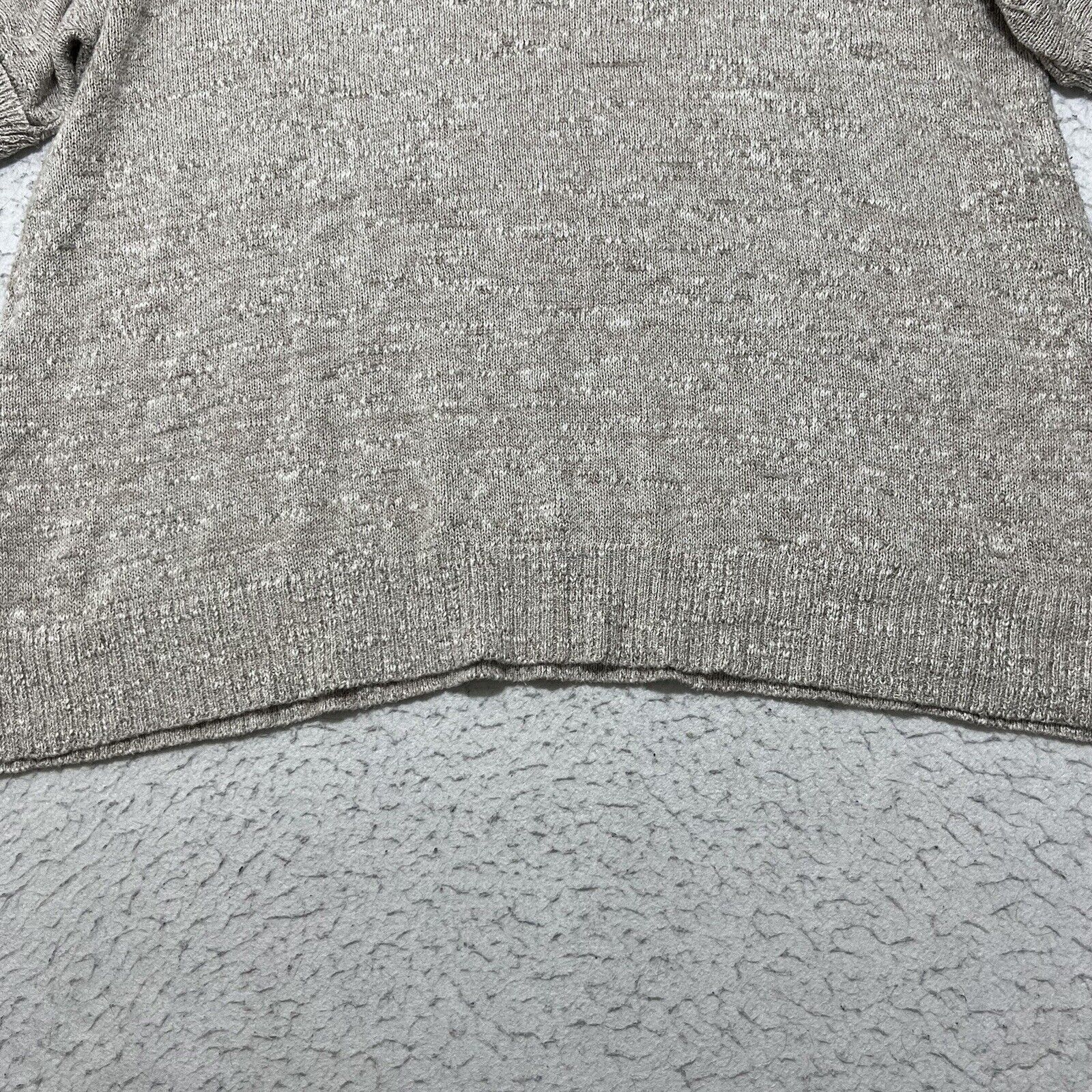 Other Torrid Marled Knit V-Neck 1/2 Sleeve Beige Sweater Pullover Size XL / US 12-14 / IT 48-50 - 12 Thumbnail