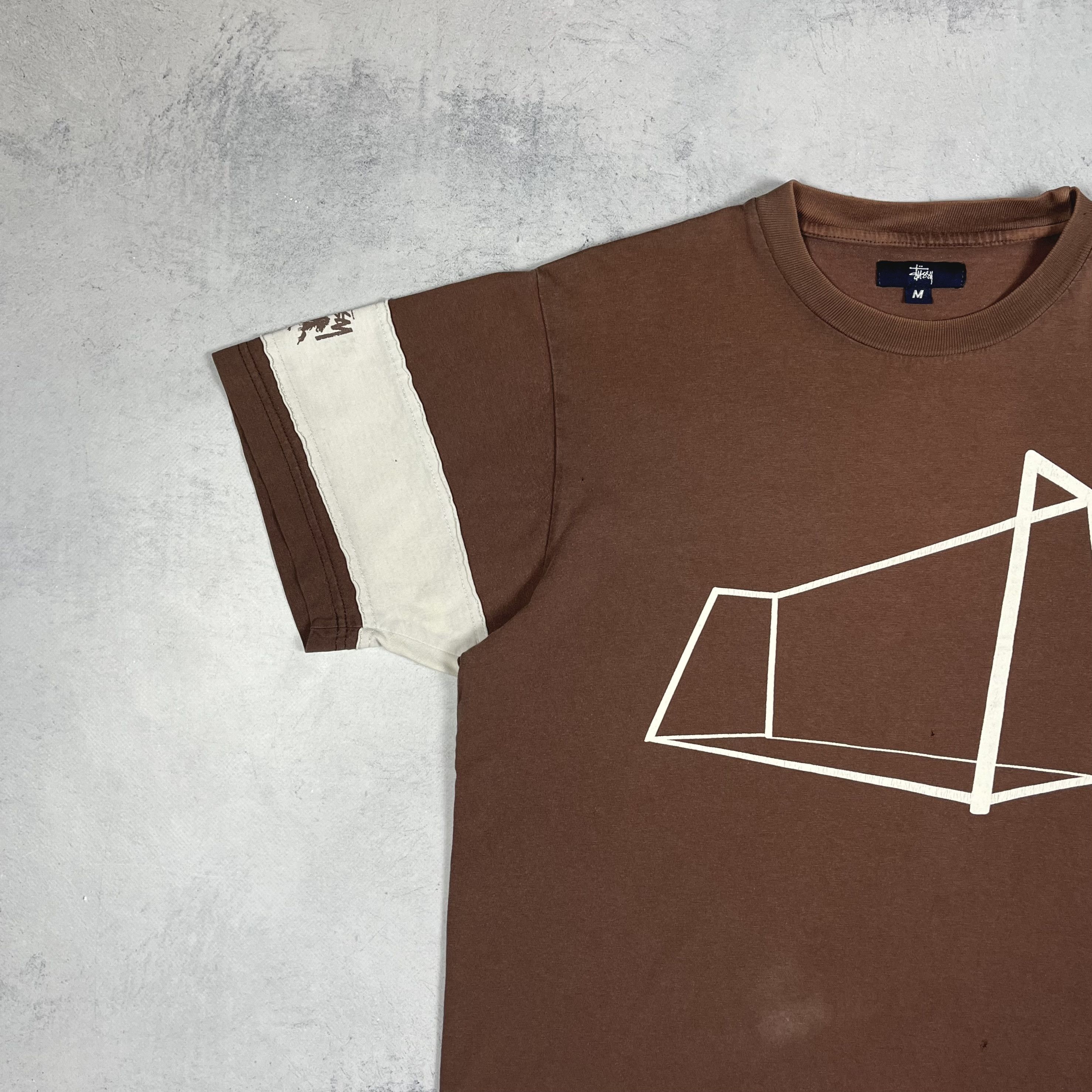 Stussy Vintage Stussy 24 Big Logo Rare Brown T Shirt 90’s Size US M / EU 48-50 / 2 - 5 Thumbnail