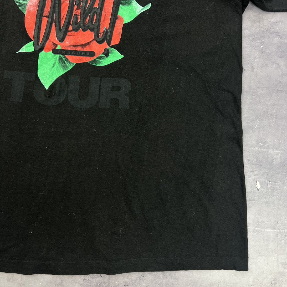 Vintage Rare! Erasure Wild Tour Concert Vintage Tee 1989 France Size US L / EU 52-54 / 3 - 11 Thumbnail