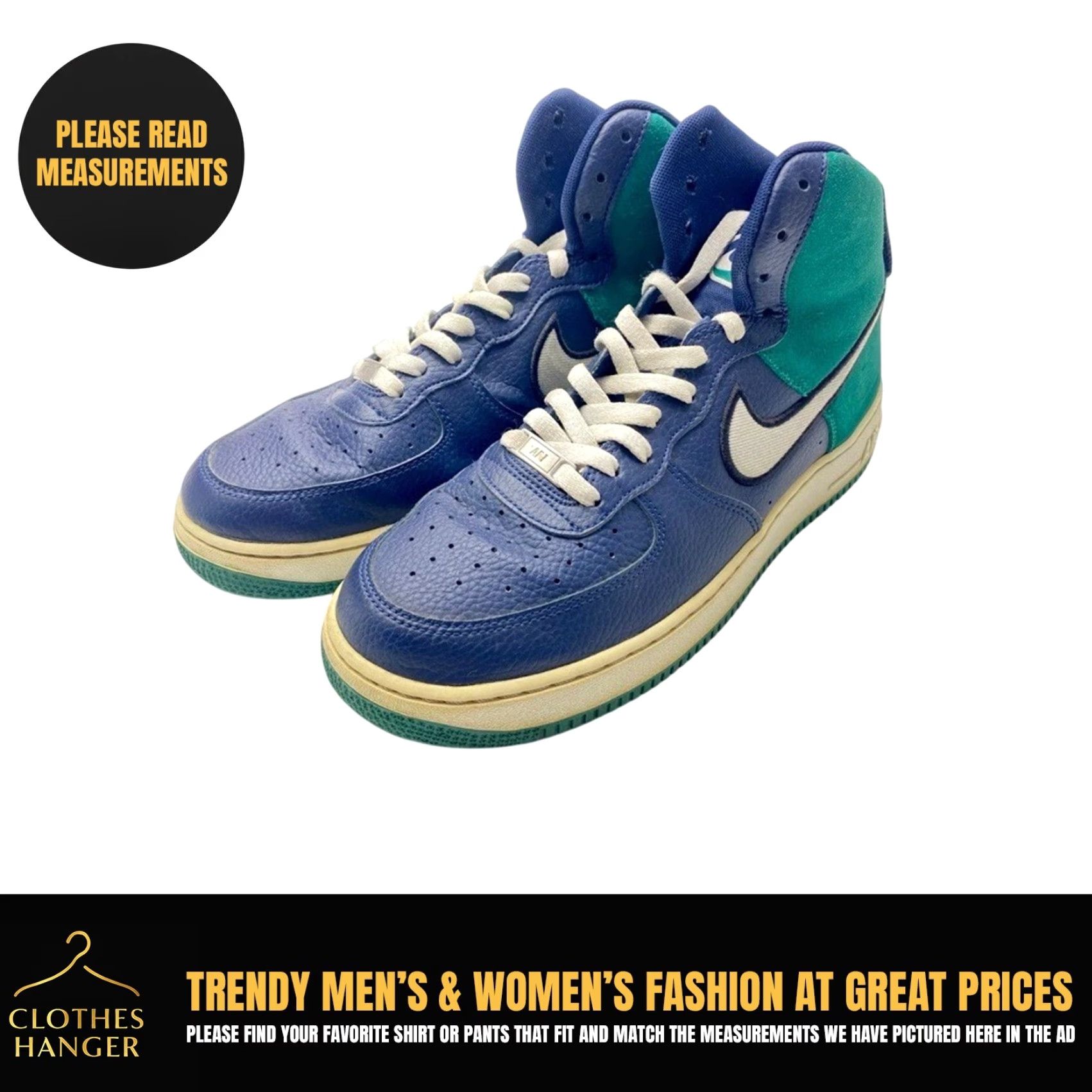 Nike Nike Air Force 1 '07 LV8 High Gym AO2442-400 Mens Size 11 Midnight Navy 1544 Size US 11 / EU 44 - 2 Thumbnail