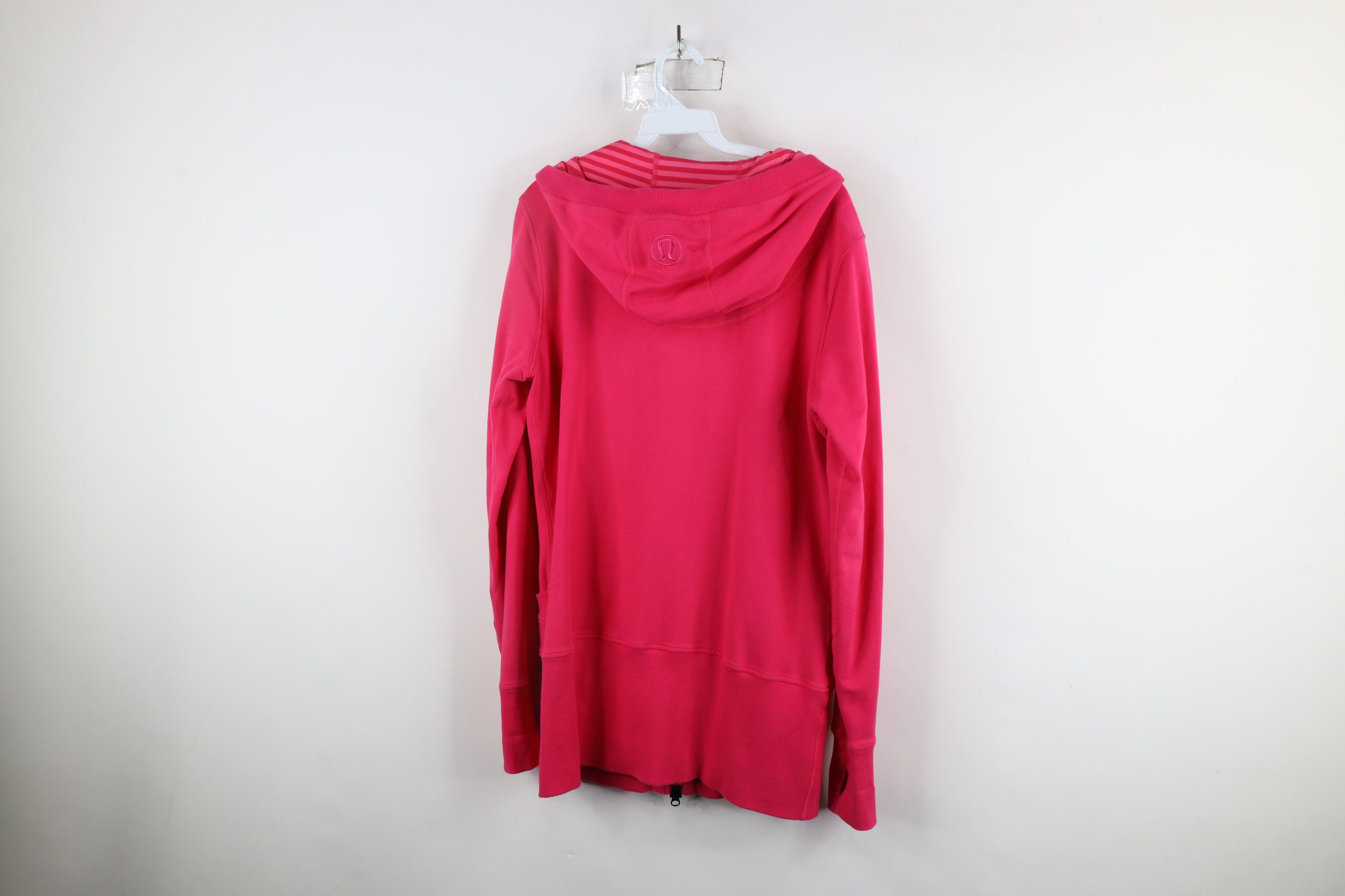 Lululemon × Vintage Vintage Lululemon Scuba Full Zip Hoodie Sweatshirt Pink Size XL / US 12-14 / IT 48-50 - 13 Thumbnail