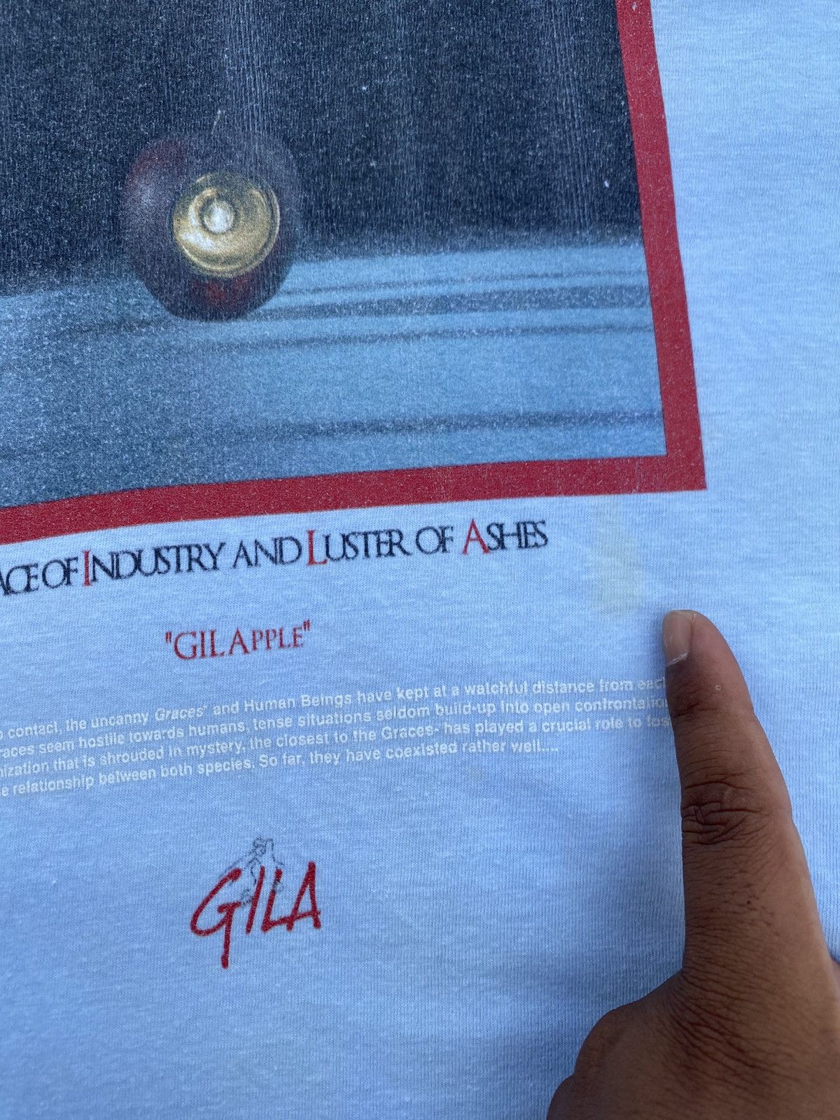 Undercover Rare UNDERCOVER for rebels Save Grace "GIL APPLE" GILA Tee Size US M / EU 48-50 / 2 - 20 Thumbnail