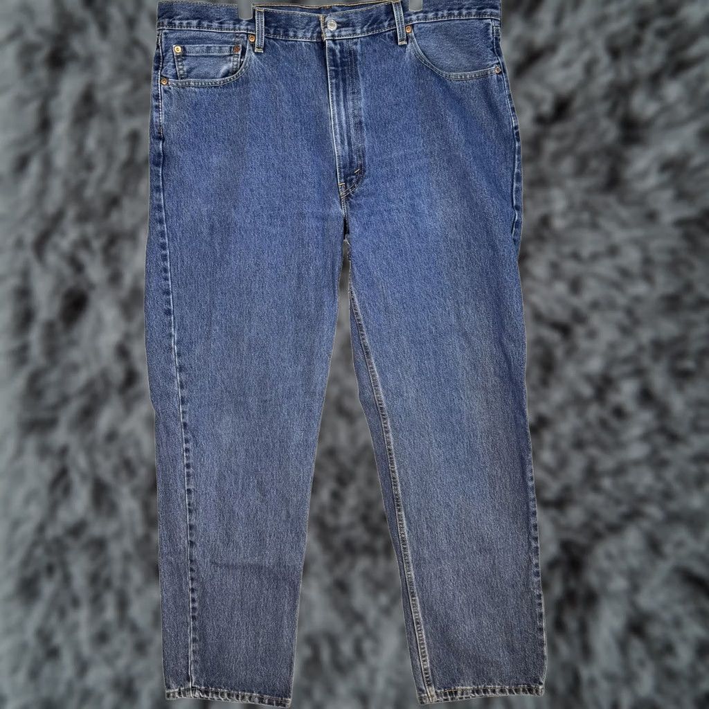 Levi's VINTAGE Levis 550 Jeans Mens 42x33 Blue Relaxed Fit Tapered Leg Denim Zip Fly Size US 42 / EU 58 - 1 Thumbnail