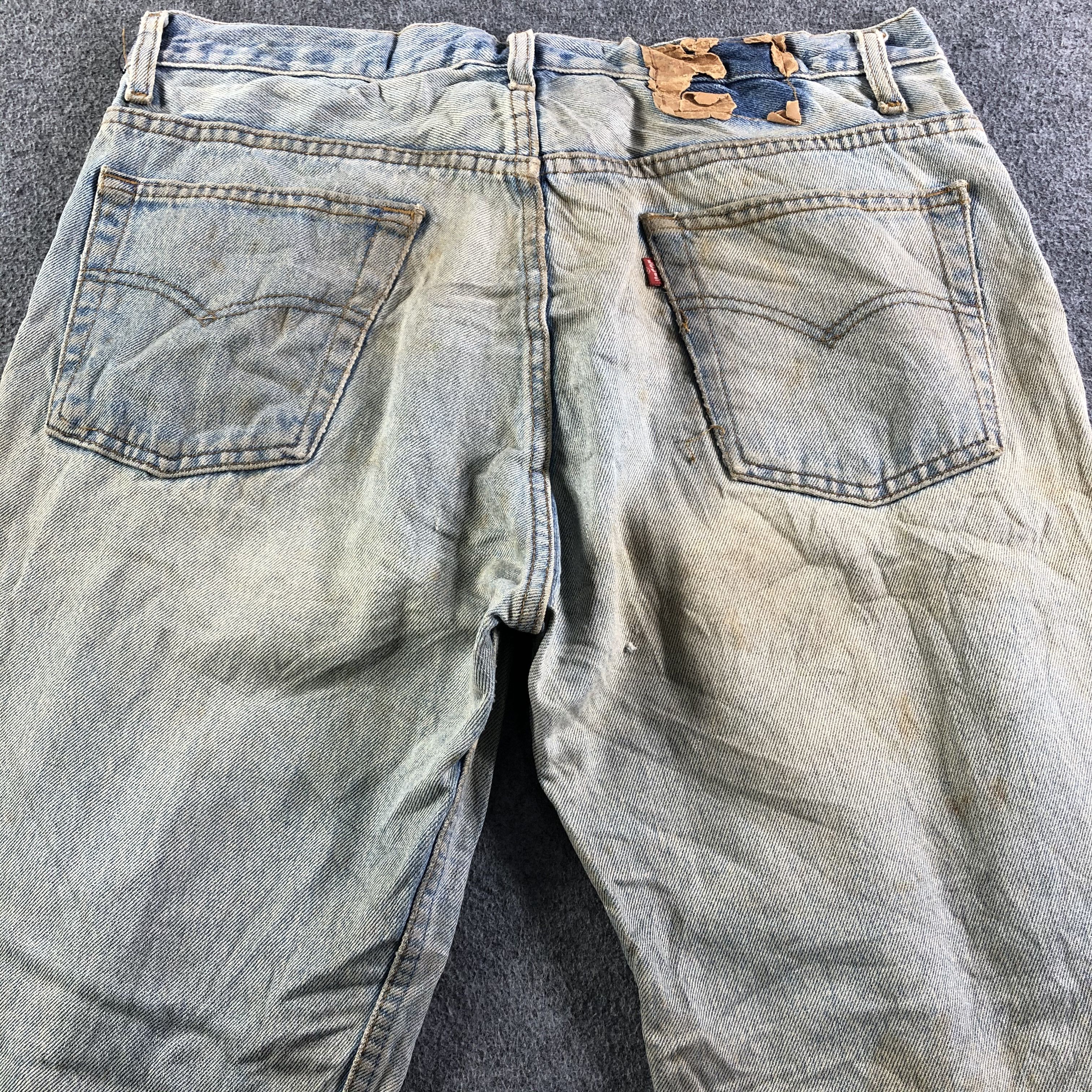 Levi's Vintage Light Wash Levis 501 Jeans-J3982 Size US 34 / EU 50 - 4 Thumbnail