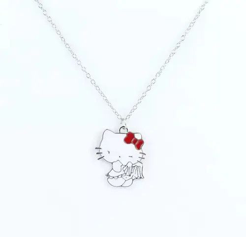 Other Ruumika x Asaka White Hello Kitty Pendant Necklace Size ONE SIZE - 7 Thumbnail