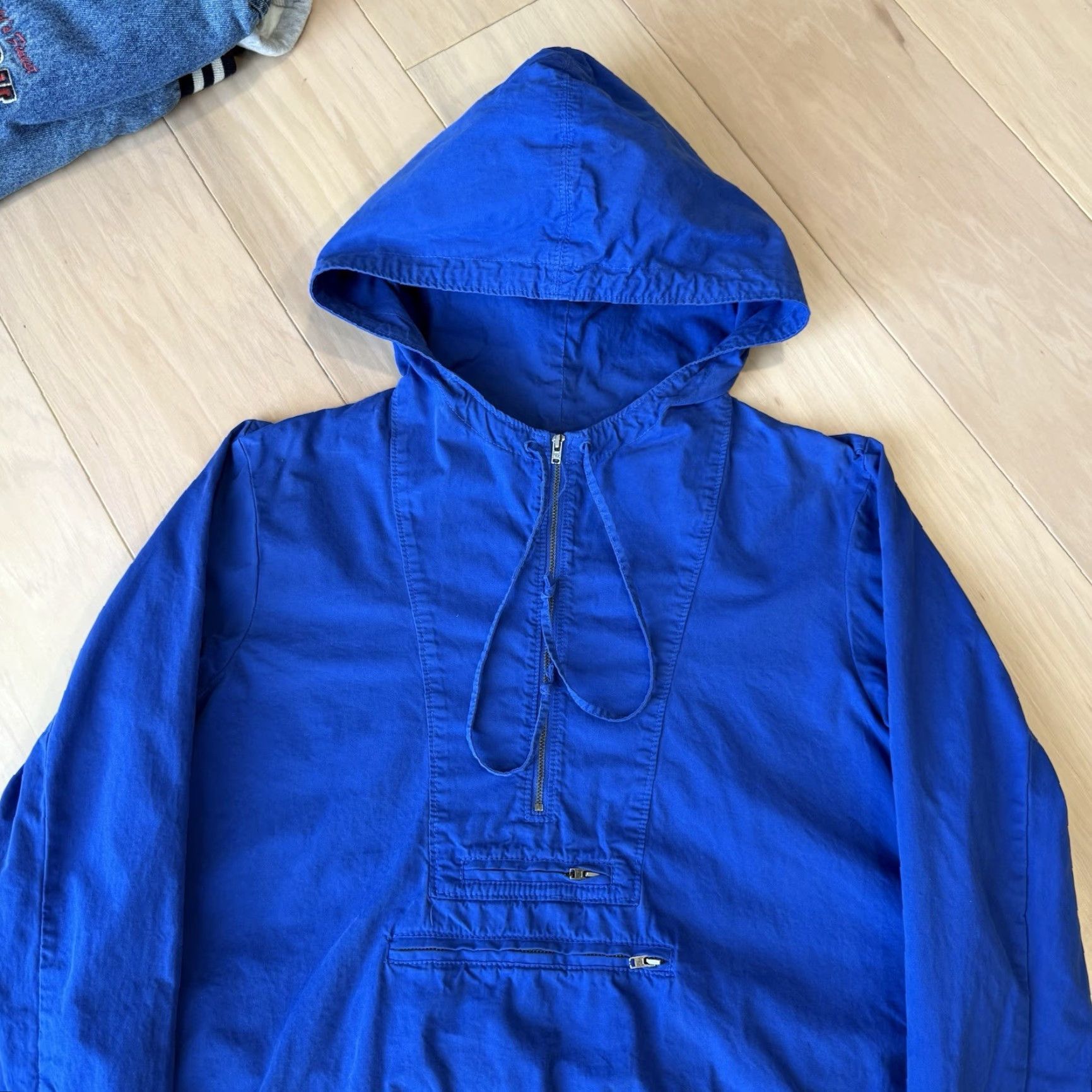 J.Crew J Crew Anorak Shirt Small Blue 1/2 Zip Cotton Pullover Heritage Military Workwear Mens Size US S / EU 44-46 / 1 - 4 Thumbnail