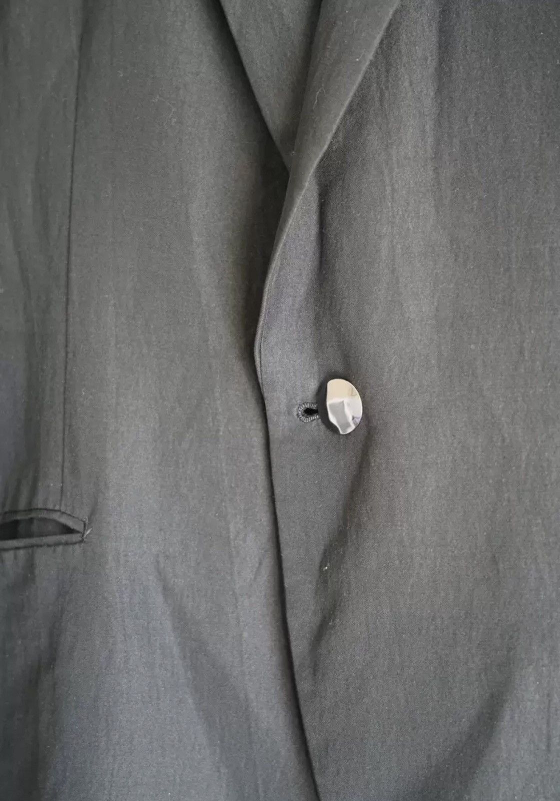 Yohji Yamamoto Yohji Yamamoto 06ss Reflector Cut Neck Suit 2412-Nextarrow Size 40S - 4 Thumbnail