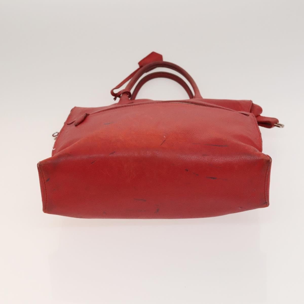 Louis Vuitton LOUIS VUITTON Hand Bag 2014stainless Steel Red Size ONE SIZE - 5 Thumbnail