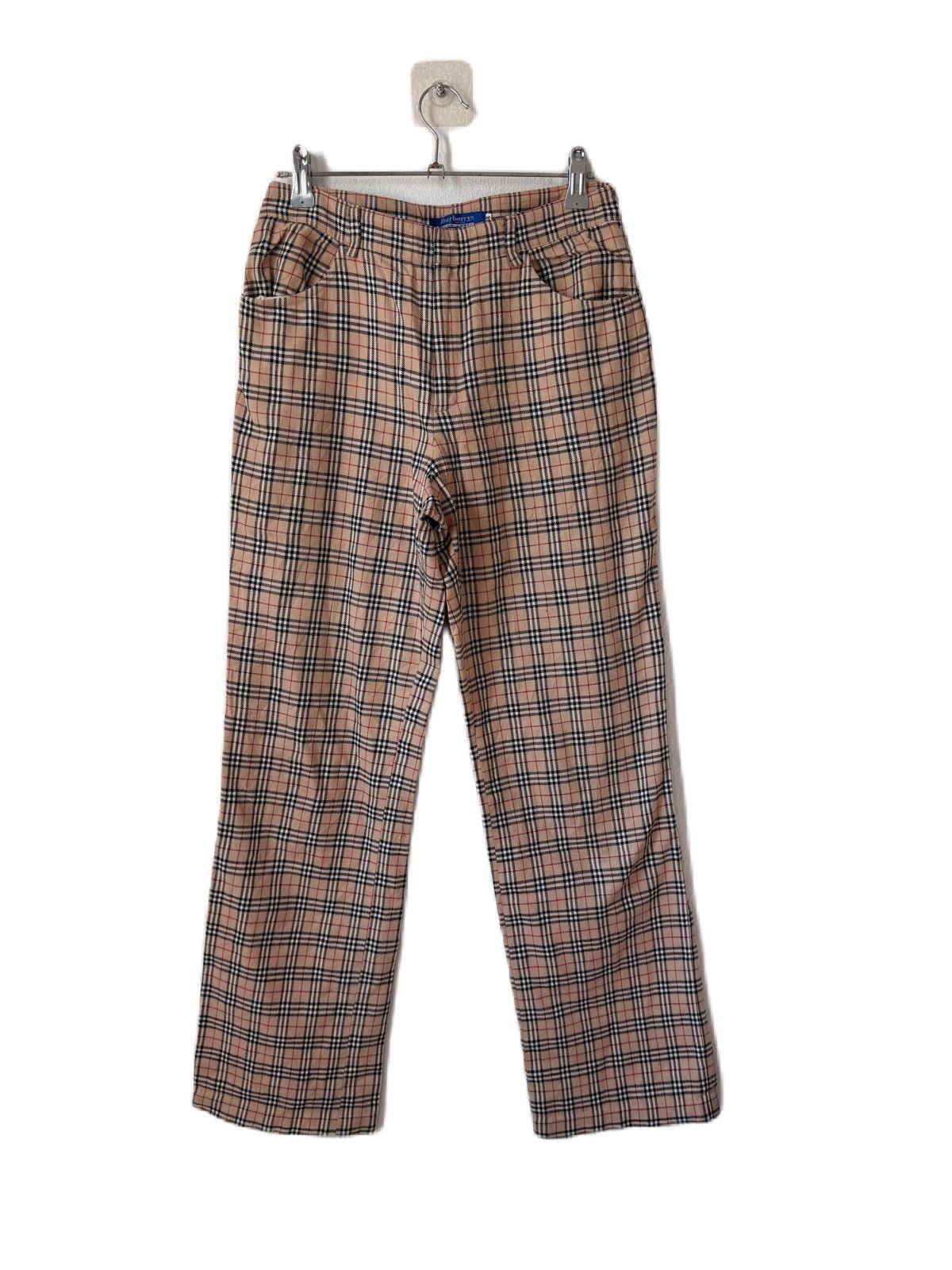 Burberry Vintage Burberrys Blue Label Checkered Theme Size US 28 / EU 44 - 1 Thumbnail