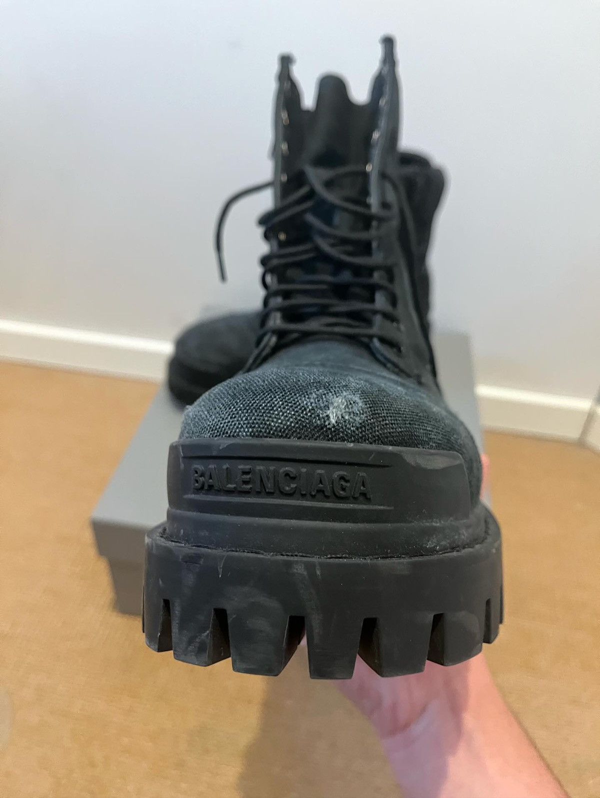 Balenciaga Strike Canvas Boots sz. 43 (DSWT) Size US 10 / EU 43 - 3 Thumbnail