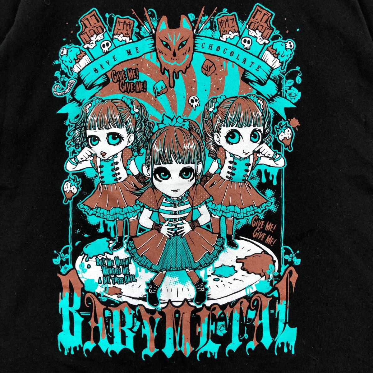 Band Tees Baby Metal Give Me Chocolate T-Shirt Band Tees Size US L / EU 52-54 / 3 - 3 Thumbnail