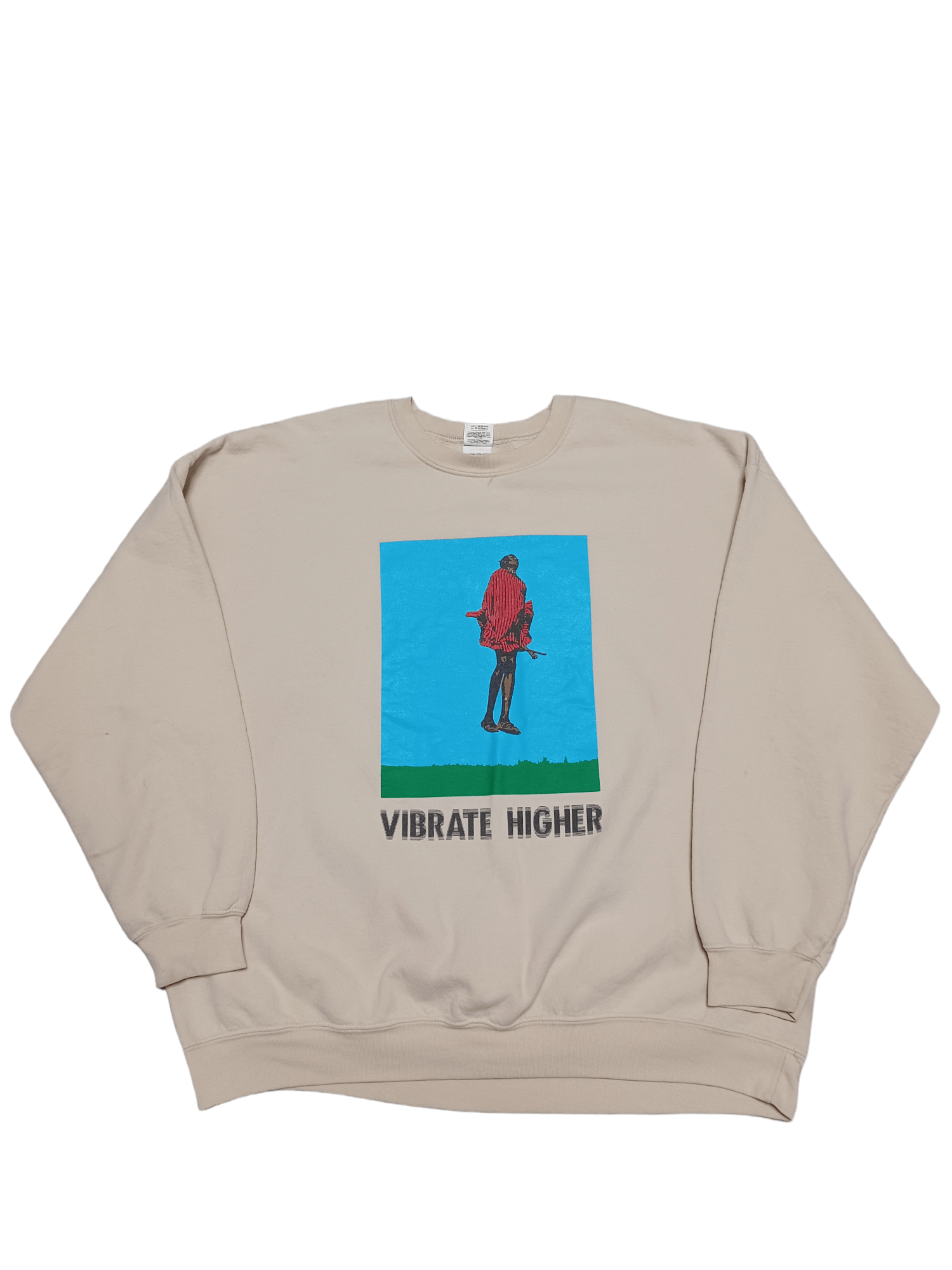 Gildan VIBRATE HIGHER VINTAGE GILDAN BIGLOGO BIGSIZE SWEATSHIRT Size US XXL / EU 58 / 5 - 1 Thumbnail