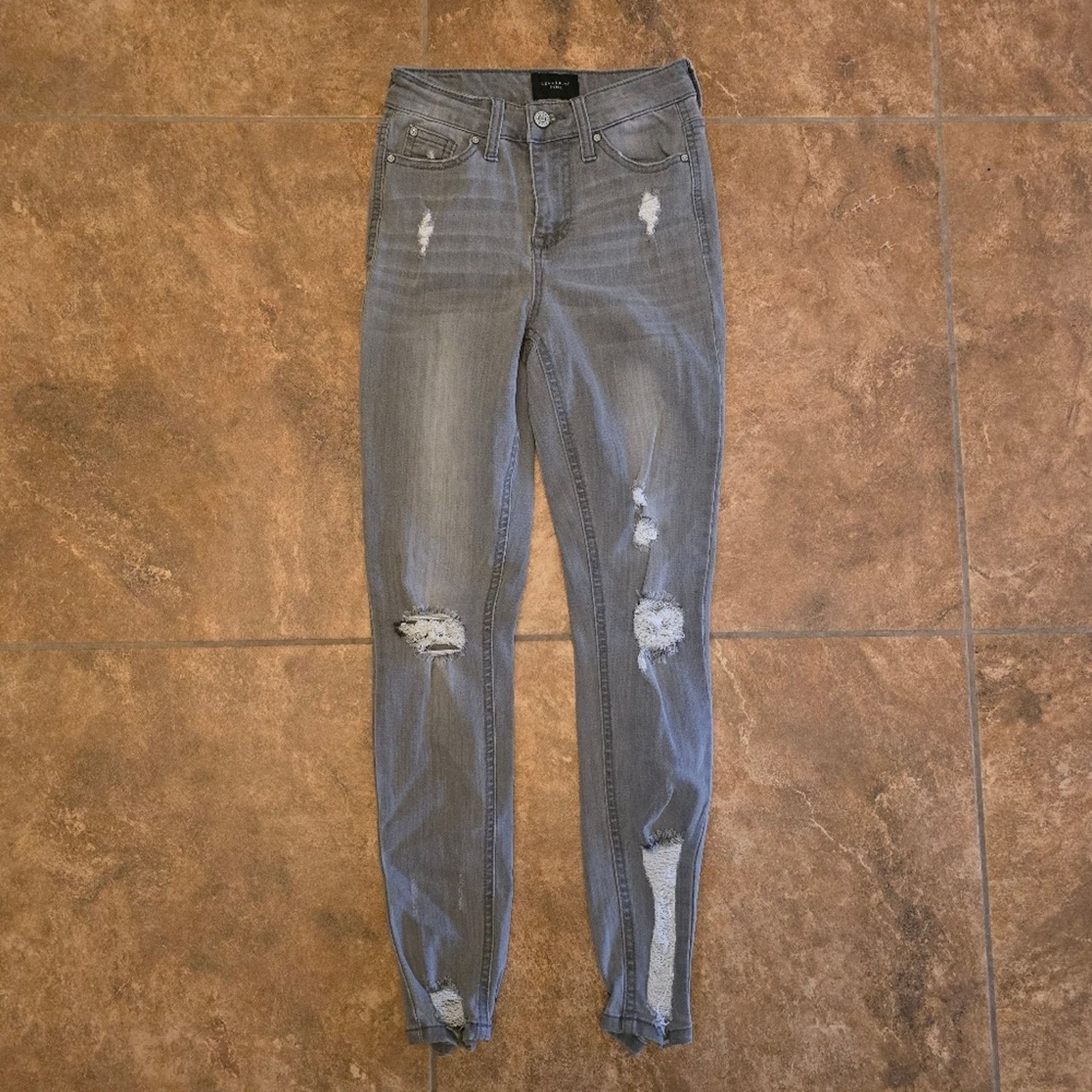 Other Grey | CELEBRITY PINK | High Rise Skinny Jean Size 25" / US 0 / IT 36 - 1 Thumbnail