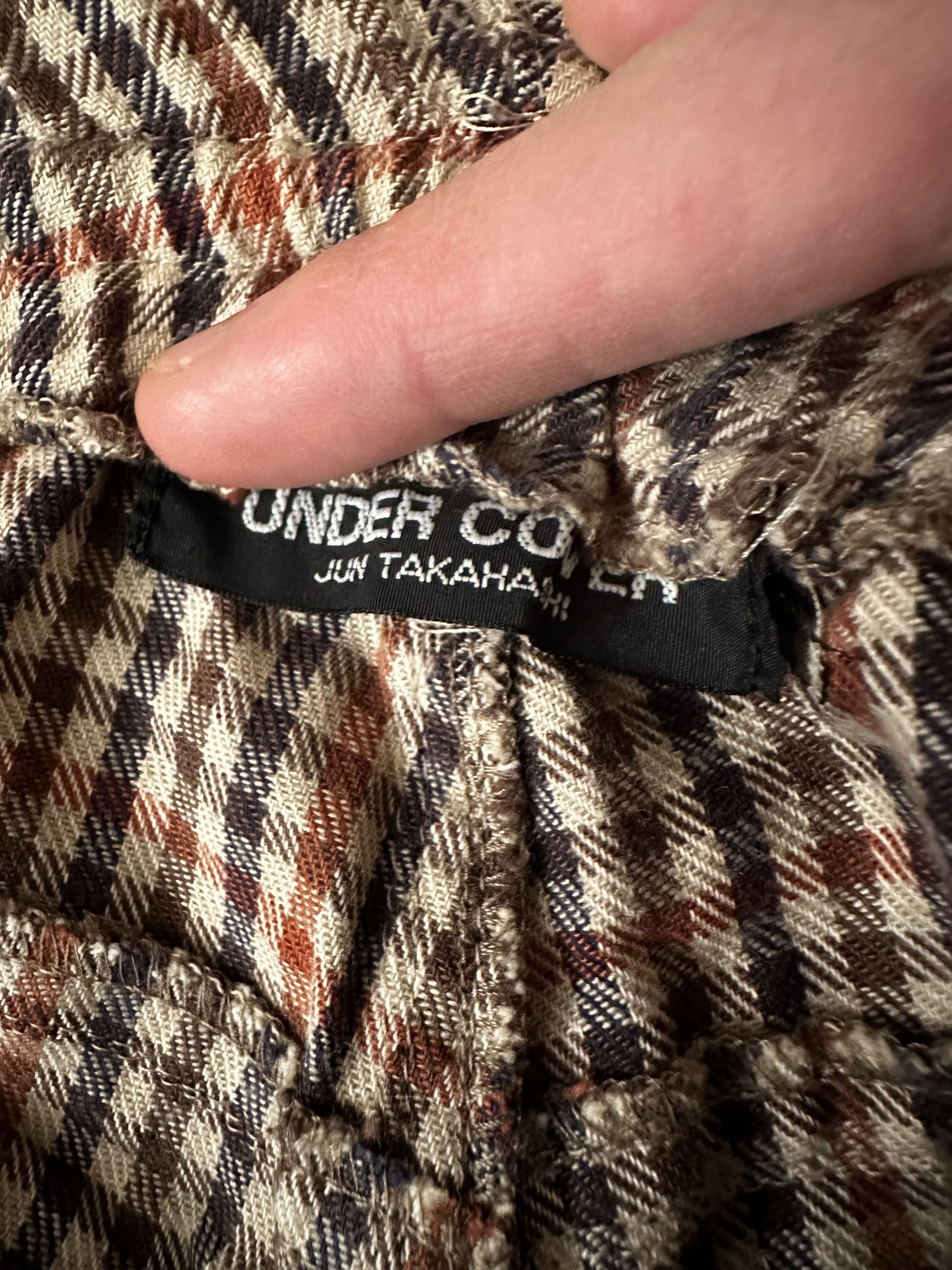 Undercover Undercover SS 1997 "Elephant" Checkered Pants Size US 32 / EU 48 - 6 Thumbnail