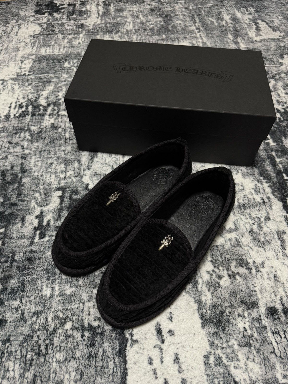 Chrome Hearts Chrome Hearts Dagger Corduroy Slippers Size US 9.5 / EU 42-43 - 3 Thumbnail