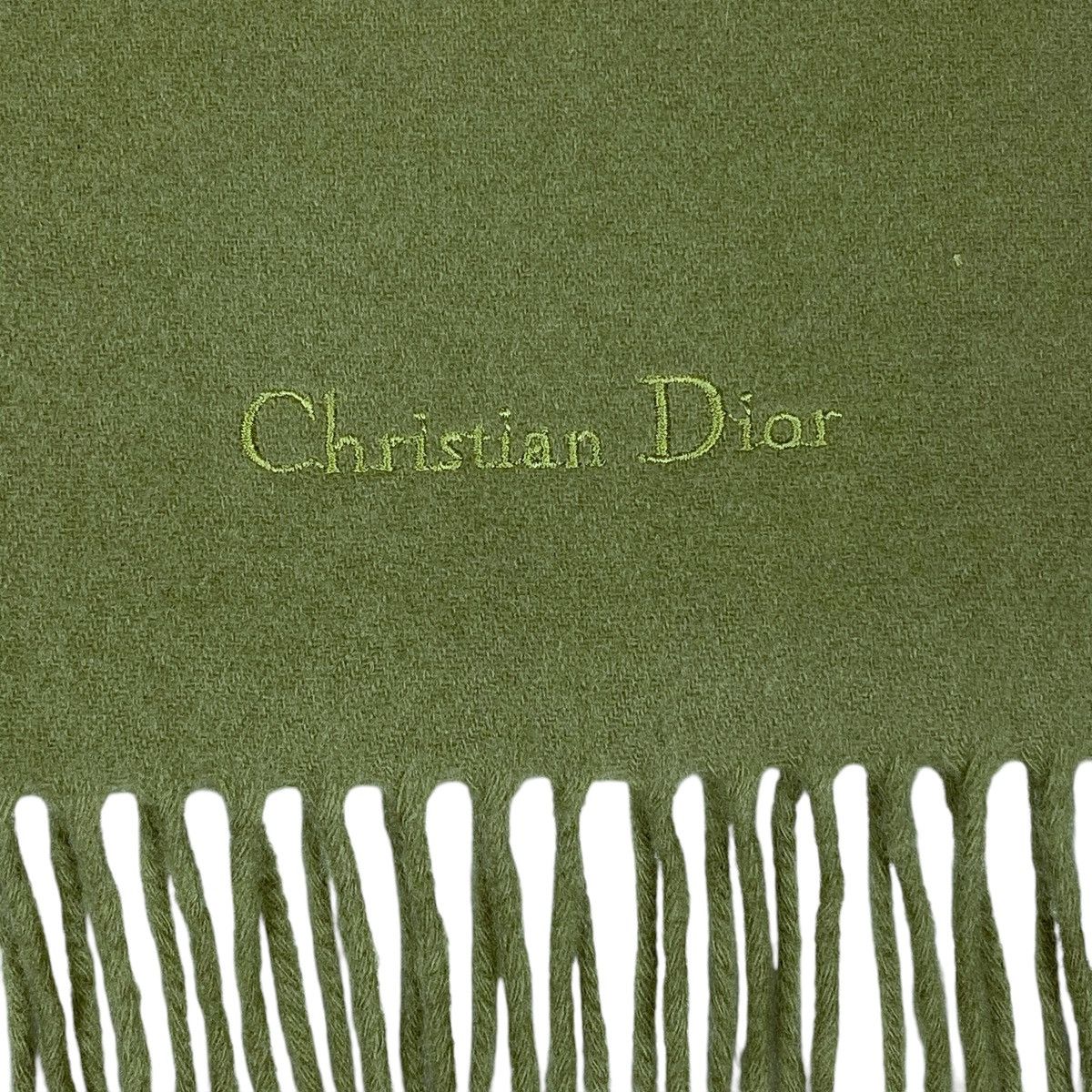 Christian Dior Monsieur × Dior Vintage Christian Dior Lambswool Scarf Muffler Size ONE SIZE - 6 Thumbnail
