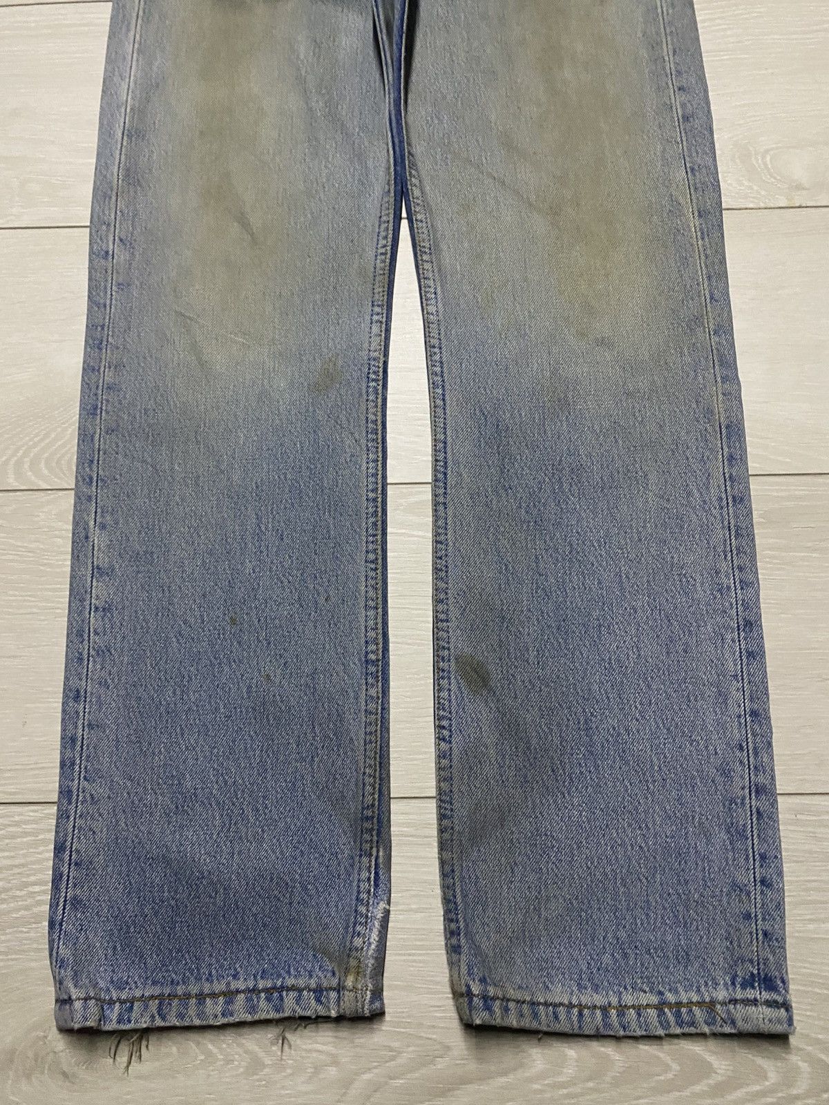Levi's Vintage Levis 501 Grunge Mud Wash Distressed Jeans Size US 28 / EU 44 - 5 Thumbnail