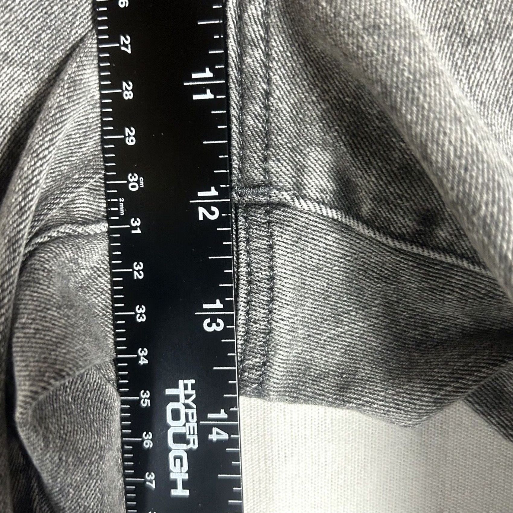 Express Express Jeans Skinny High Rise Ultra Stretch Size Large Short Stone Wash Women Regular Rise Size 36" / US 14 / IT 50 - 6 Thumbnail