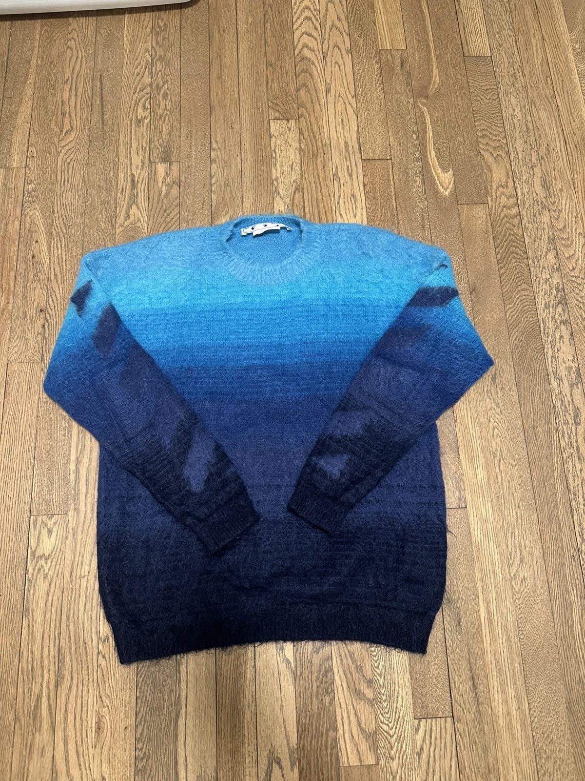 Off-White Off-white Brushed Mohair Wool Arrow Knit Jumped Size US S / EU 44-46 / 1 - 1 Thumbnail