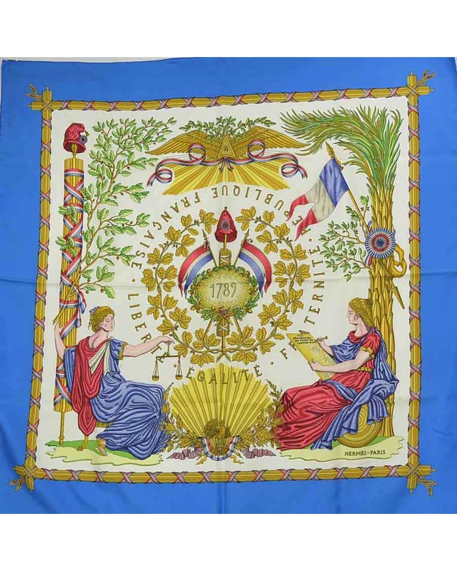 image of Captivating Hermes Carre 90 Silk Scarf, Women's