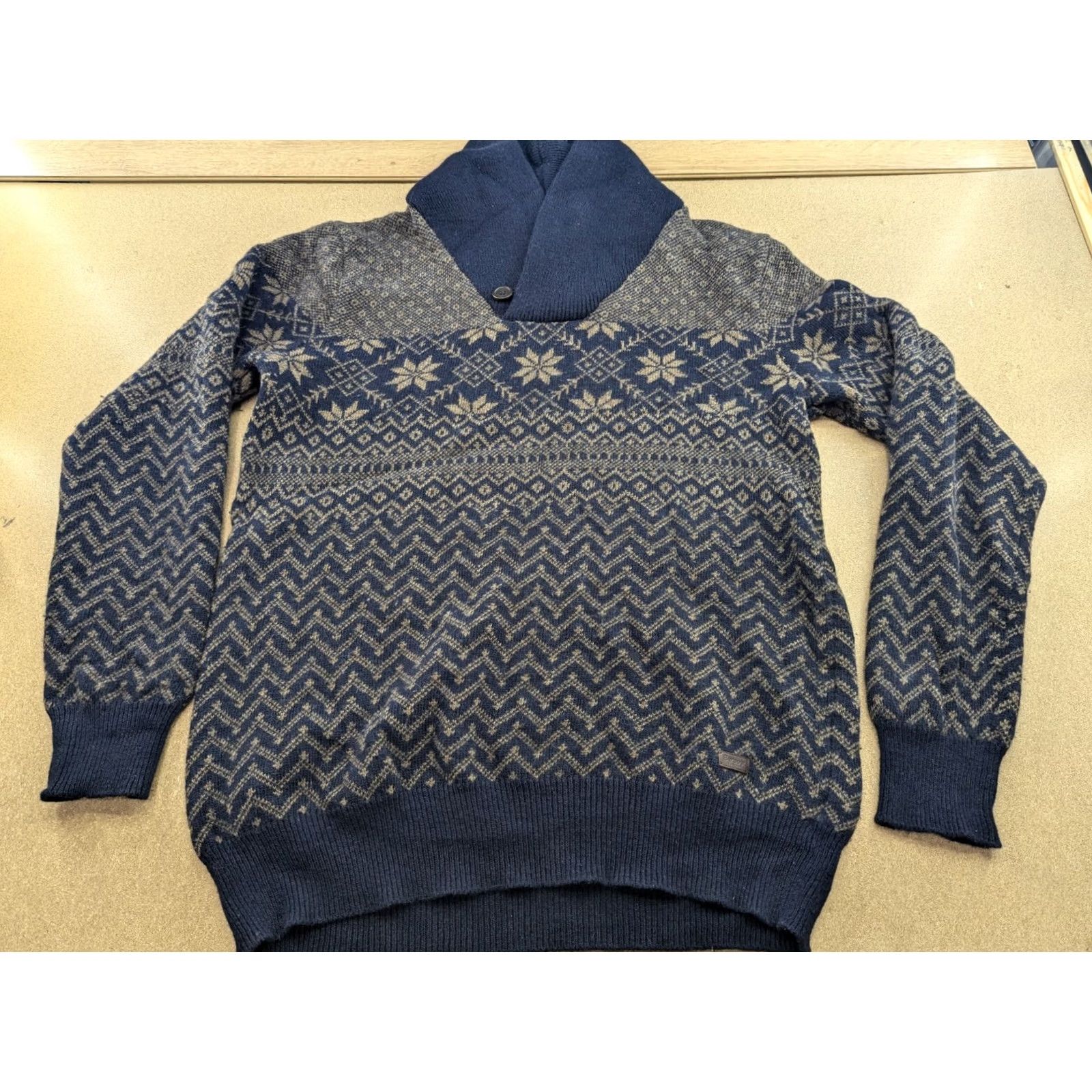 Barbour Barbour Sweater Mens XL Fair Isle Knitted Wool Turtleneck Pullover Size US XL / EU 56 / 4 - 2 Thumbnail