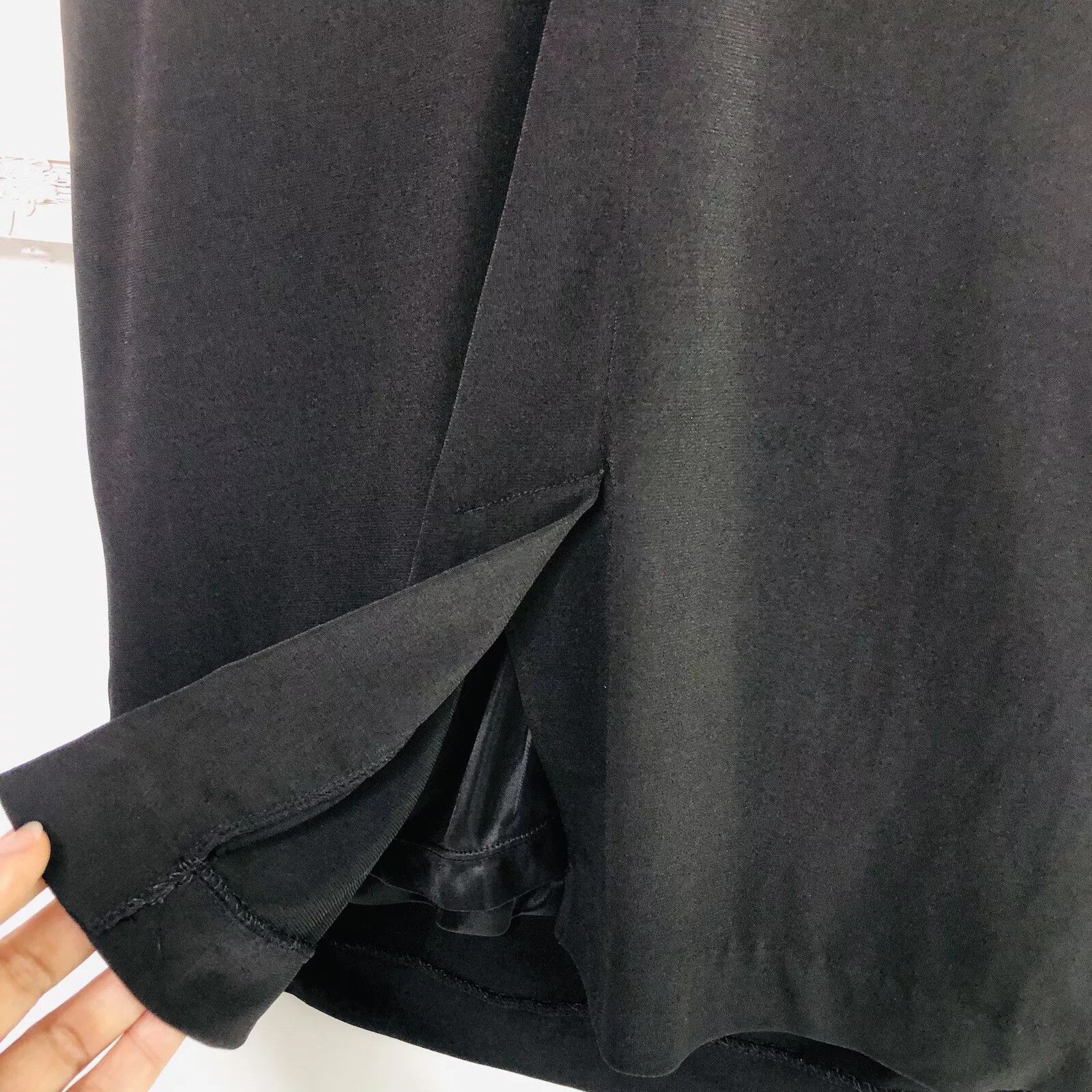 Mango Mango Suit Sleeveless Black Dress Sz M Twisted Drap Size M / US 6-8 / IT 42-44 - 6 Thumbnail