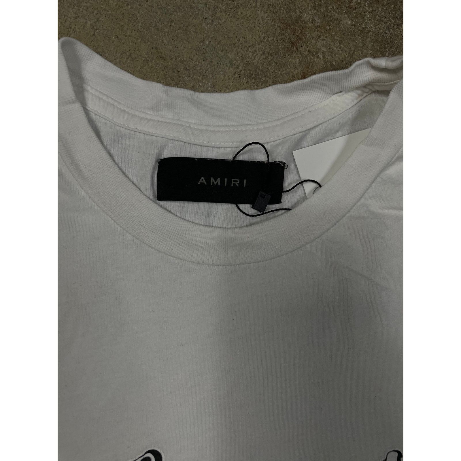 Amiri Amiri Chest Logo Skeleton Tee White Used Medium Size US M / EU 48-50 / 2 - 2 Thumbnail