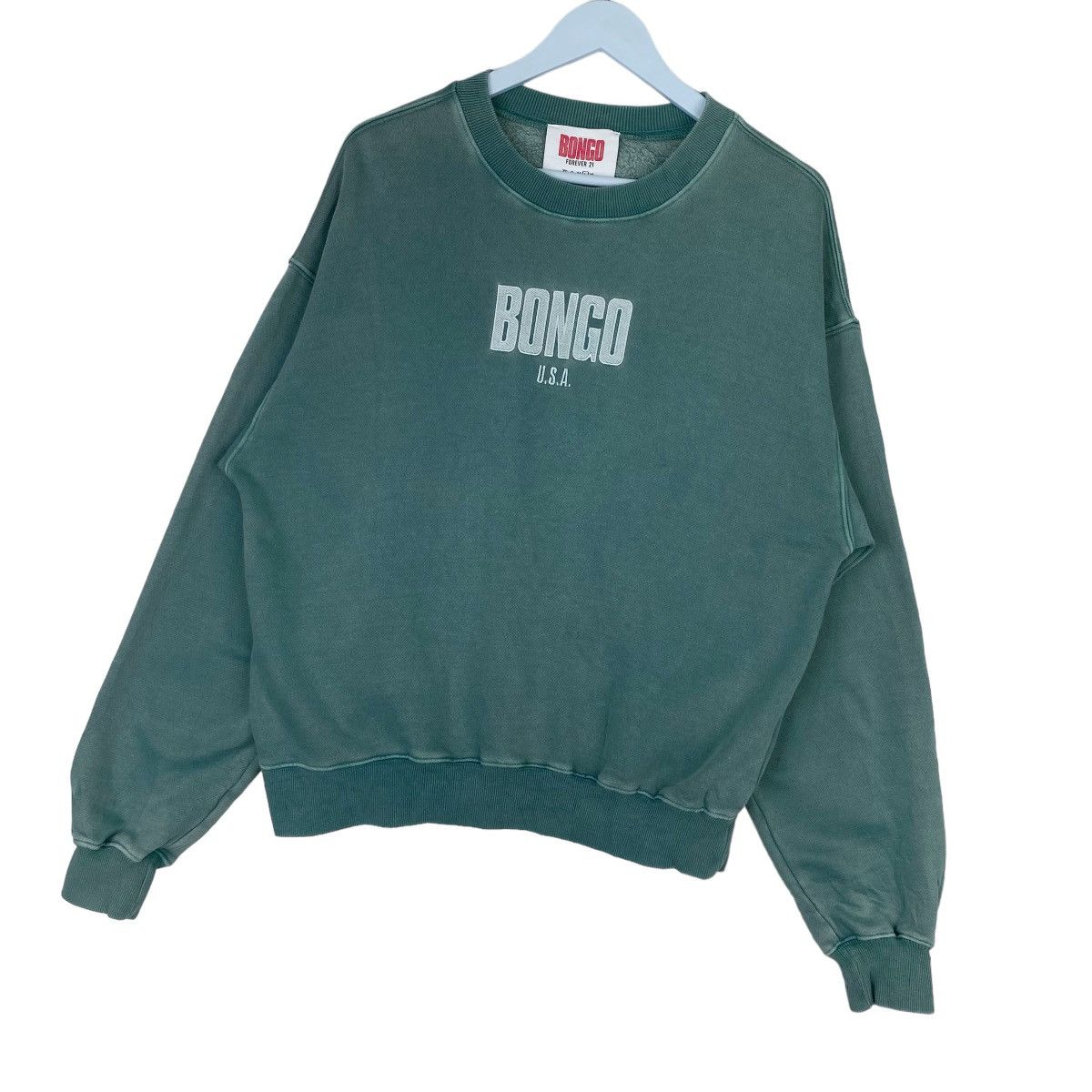Designer × Vintage Bongo USA Sweatshirt Crewneck Embroidered Pullover Jumper Size US L / EU 52-54 / 3 - 3 Thumbnail