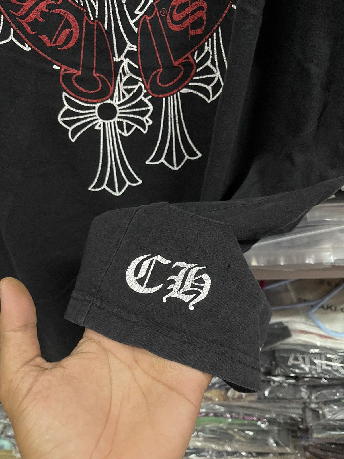 Chrome Hearts Chrome Hearts Red Horseshoe🔥🔥🔥 Size US XXL / EU 58 / 5 - 13 Thumbnail