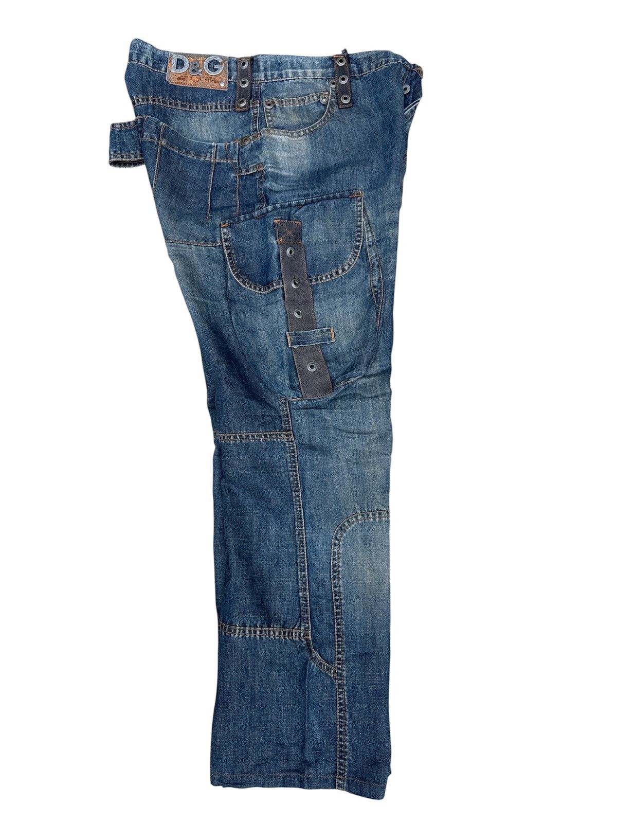 Dolce & Gabbana SS04 Cargo Denim Jeans Size US 30 / EU 46 - 5 Thumbnail