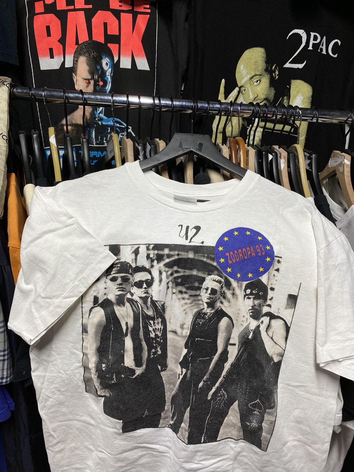 Band Tees × Vintage Vintage 90’s U2 Band Tee Shirt Medium Size US M / EU 48-50 / 2 - 4 Thumbnail