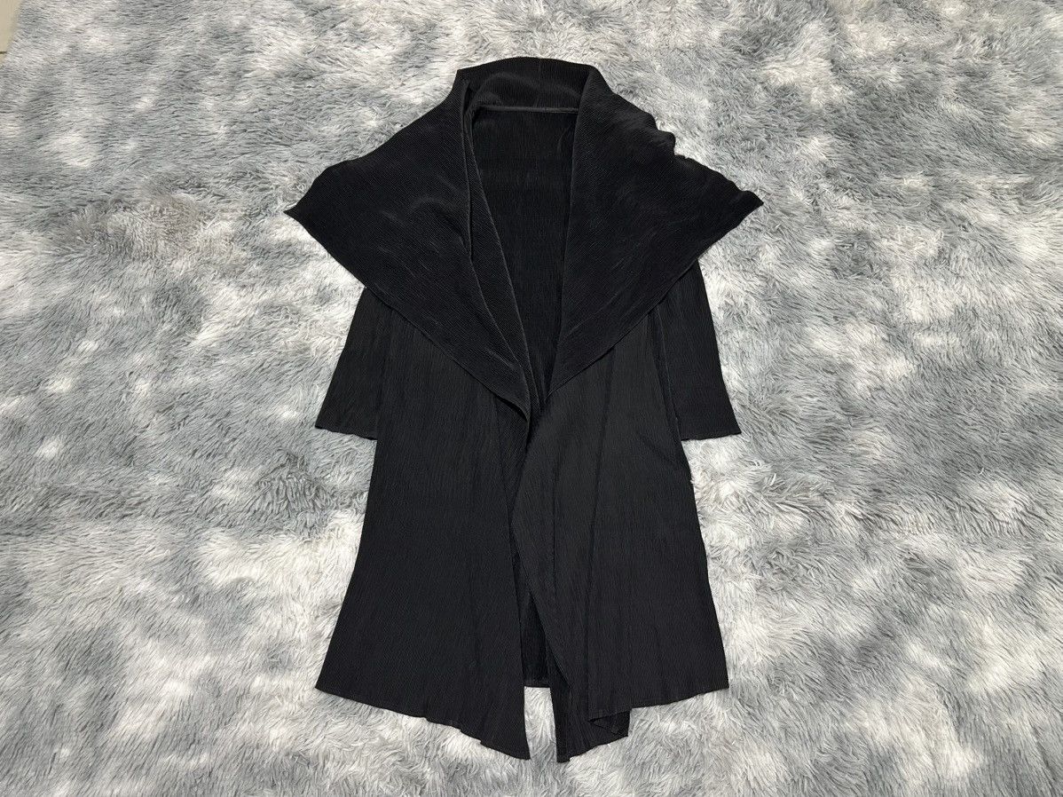 Japanese Brand 🔥Japanese Brand Ruffled Pleats Long Cardigan Size US XL / EU 56 / 4 - 9 Thumbnail