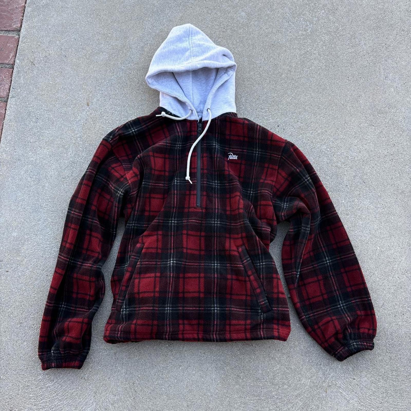 Patta Rare Patta Plaid Hoodie Amazing condition Size US M / EU 48-50 / 2 - 1 Thumbnail