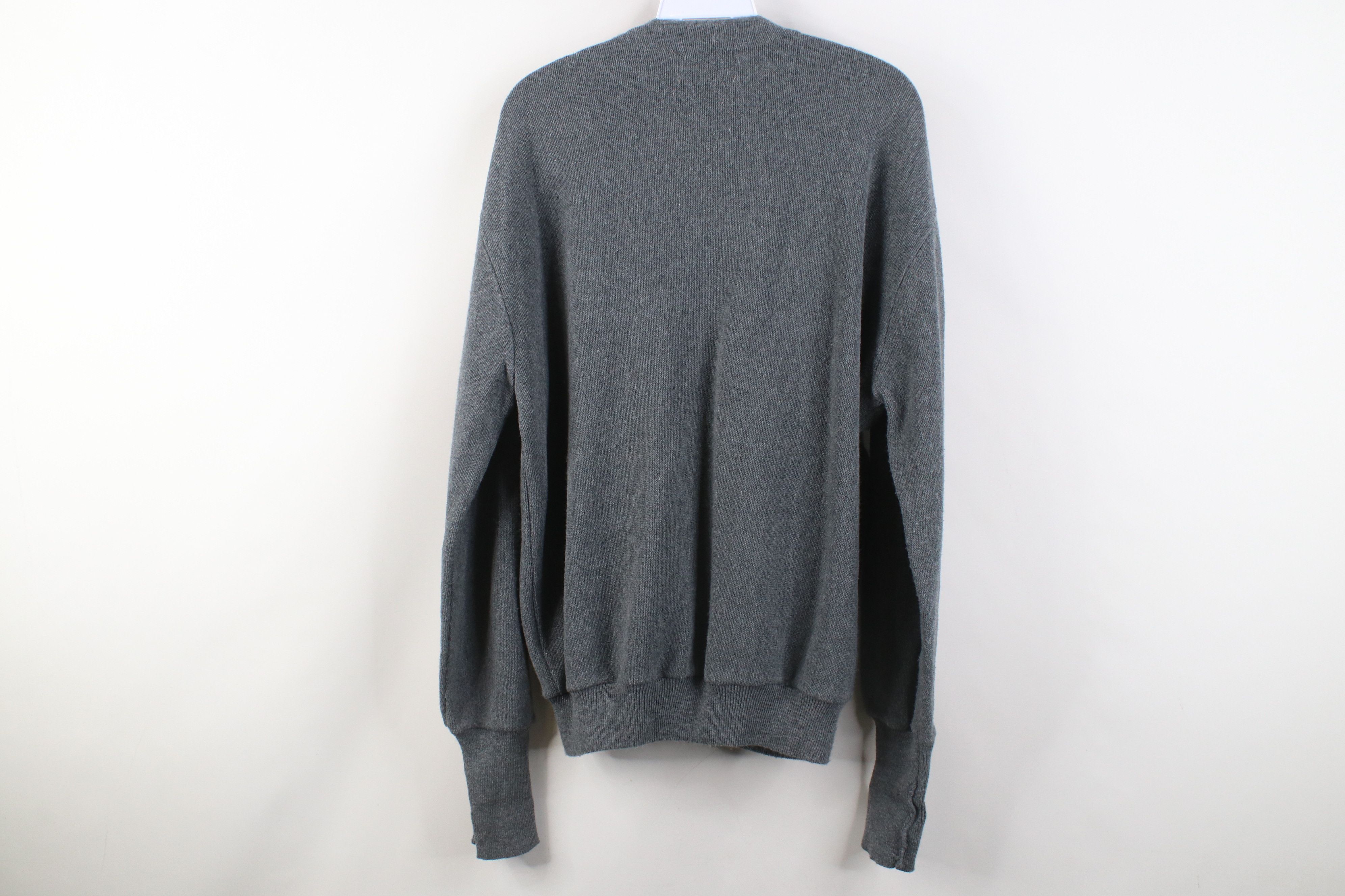 Vintage Vintage 70s Streetwear Kurt Cobain Cardigan Sweater Gray USA Size US XL / EU 56 / 4 - 11 Thumbnail