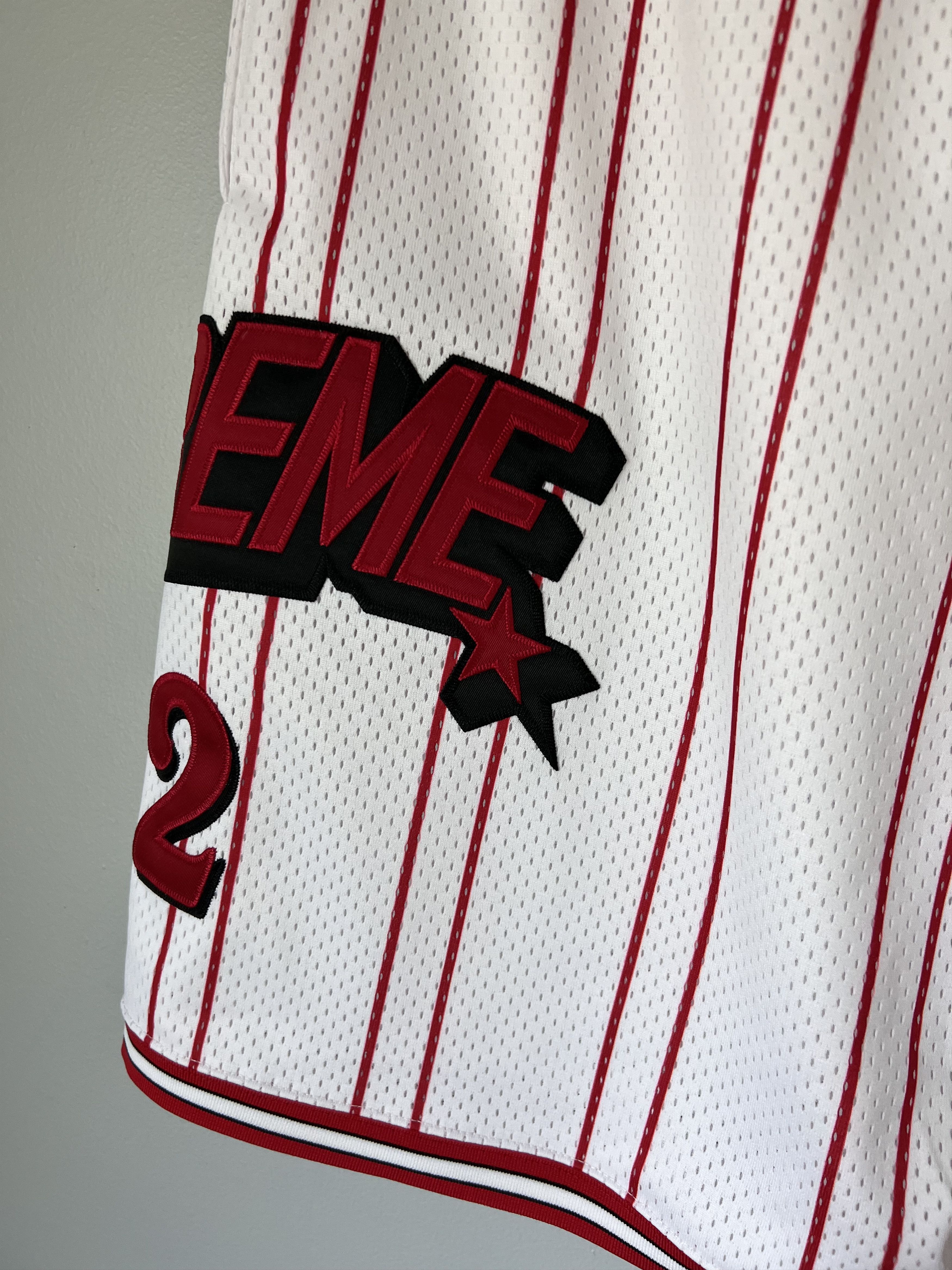 Supreme Supreme Star Basketball Shorts in White Red Size US 32 / EU 48 - 5 Thumbnail