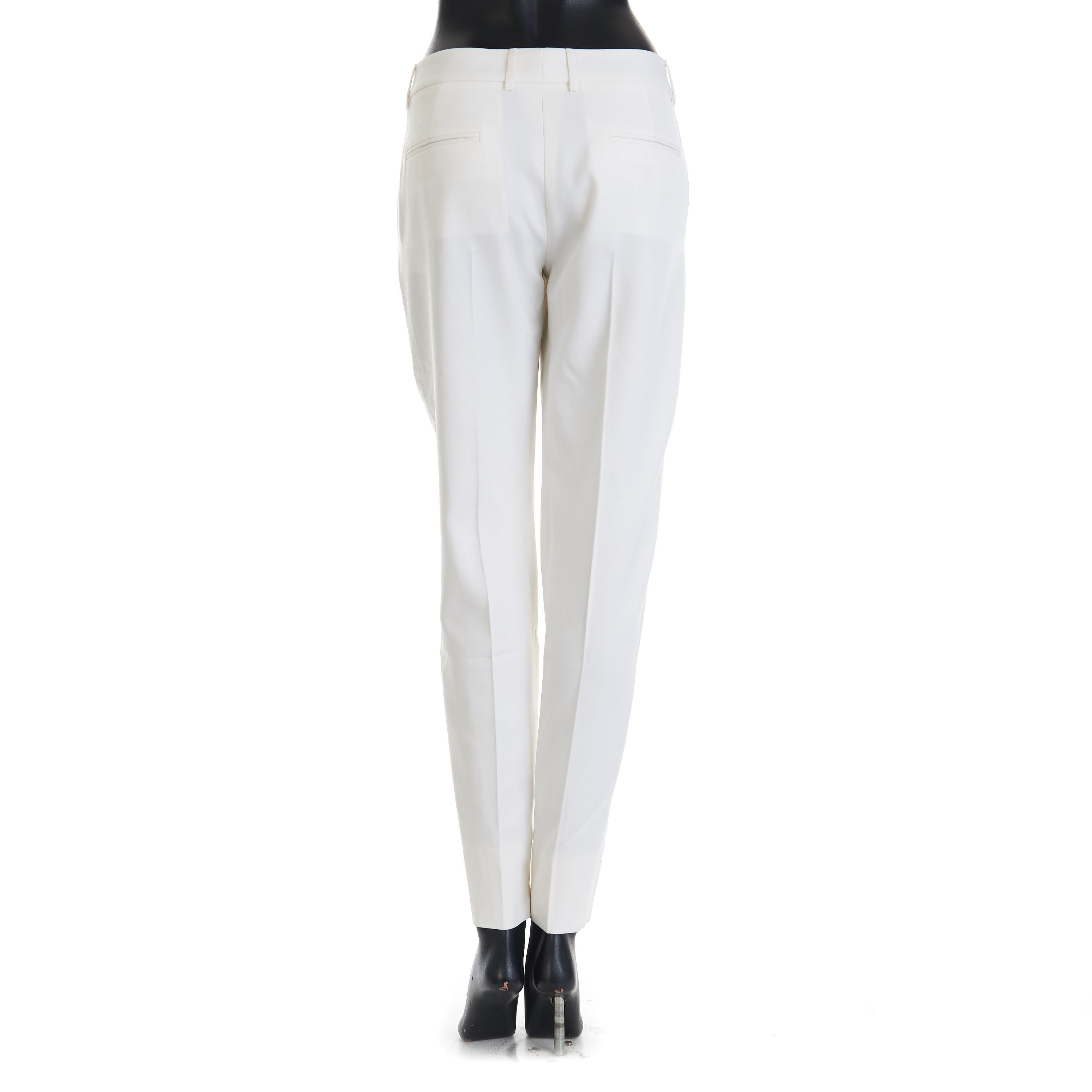 Saint Laurent Paris Tuxedo Pants In Grain De Poudre Wool With Satin Stripe Size 30" / US 8 / IT 44 - 4 Thumbnail