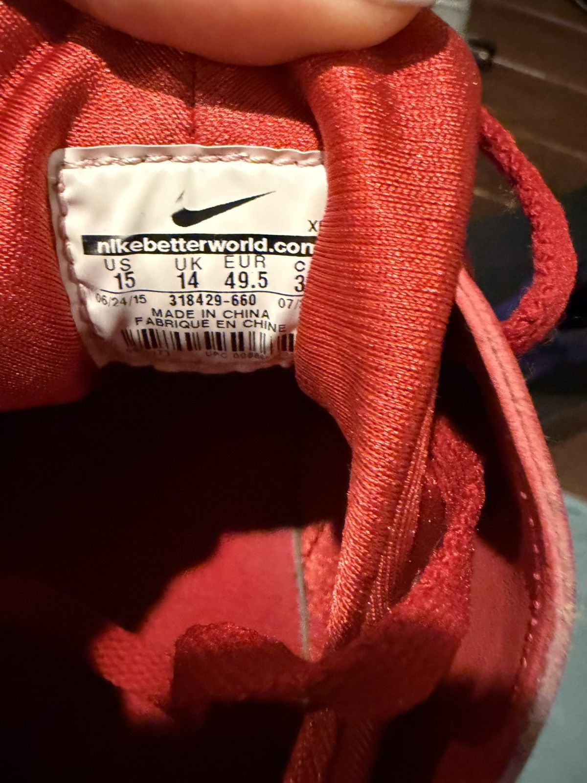 Nike Nike Air Huarache Triple Red Size 15 Worn Size US 15 / EU 48 - 7 Thumbnail