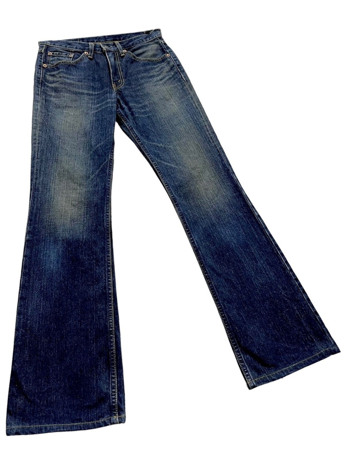 Levi's 💥VERY RARE🔥Vintage Levi’s 517 FLARE Japan Mudwash Blue Size US 28 / EU 44 - 3 Thumbnail